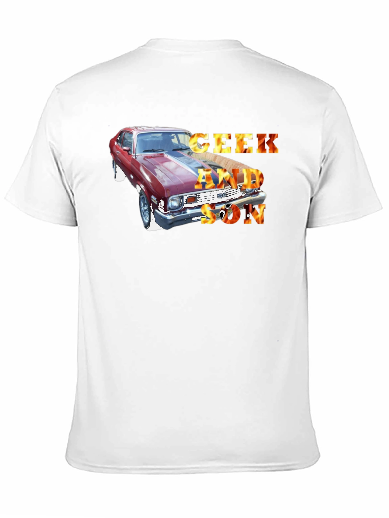 Geek and Son Car Graphic T-Shirt