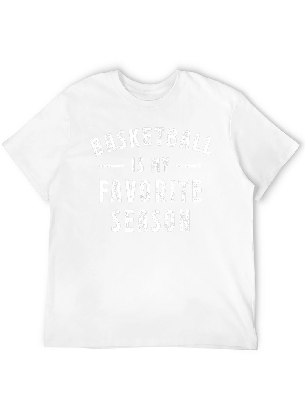 Basketball is My Favorite Season Black T-Shirt