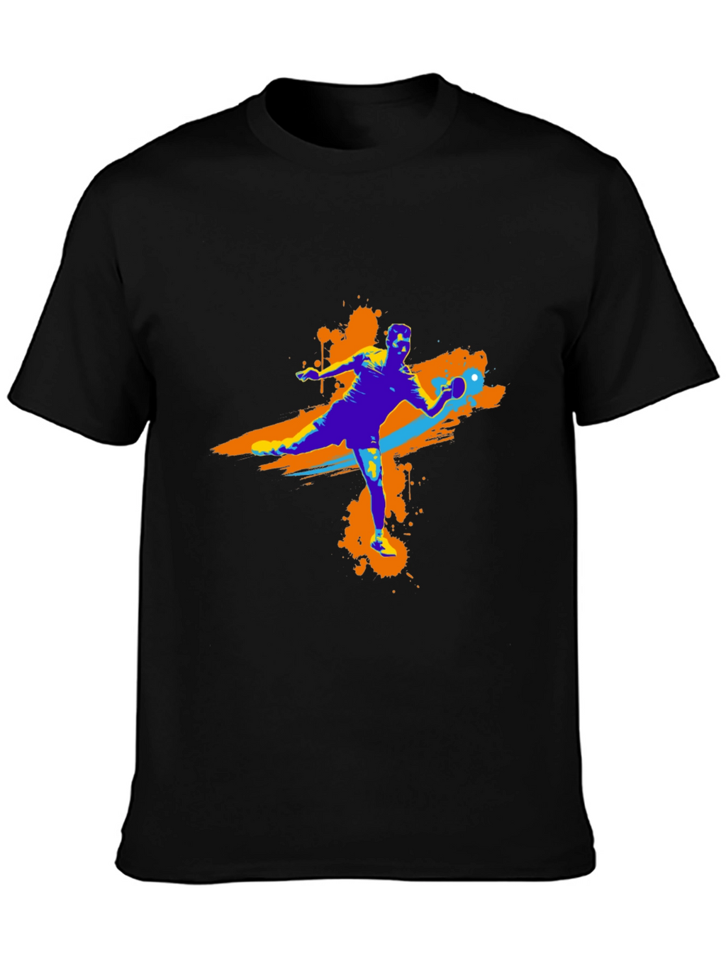 Table Tennis Player Graphic T-Shirt
