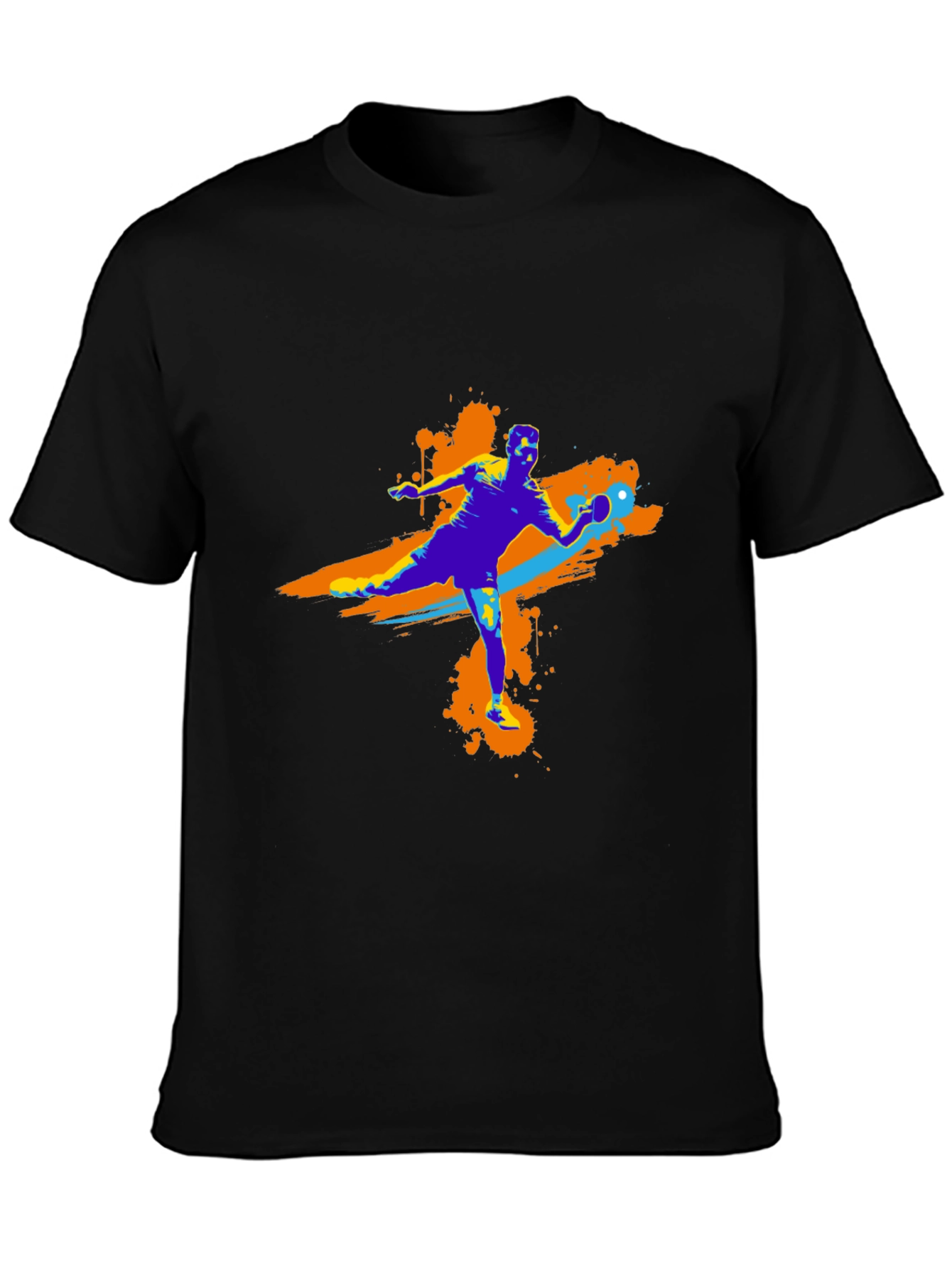 Table Tennis Player Graphic T-Shirt