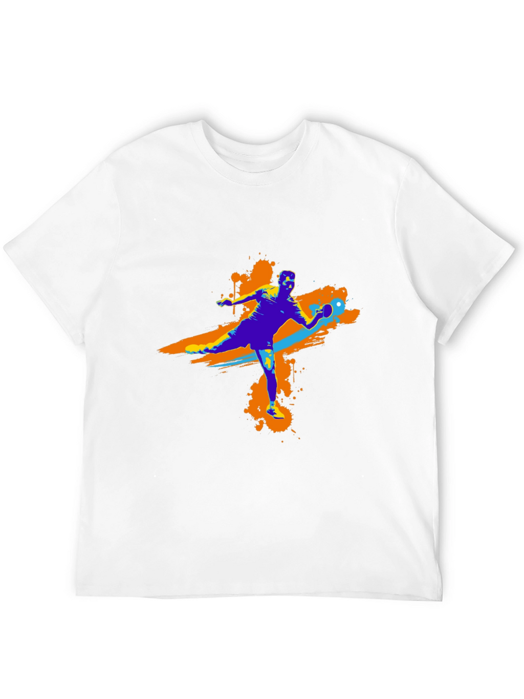 Table Tennis Player Graphic T-Shirt