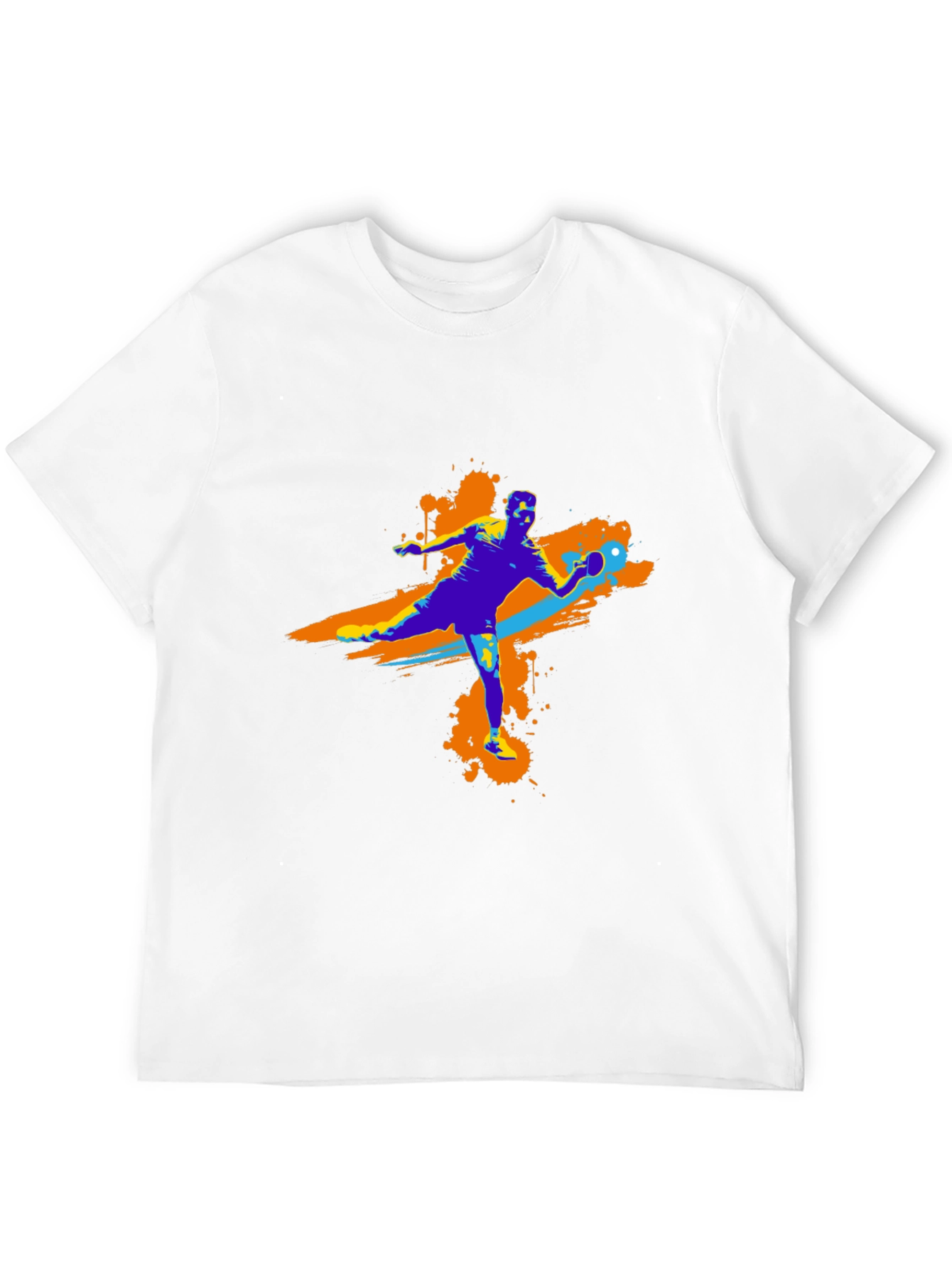 Table Tennis Player Graphic T-Shirt