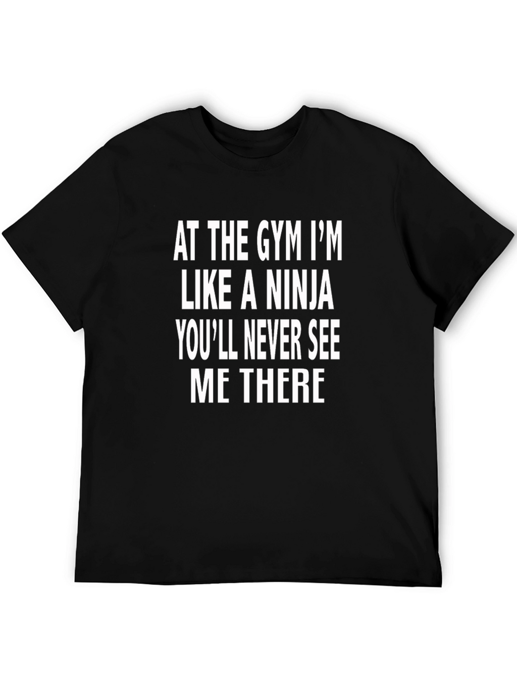 Ninja Gym Humor Graphic T-Shirt