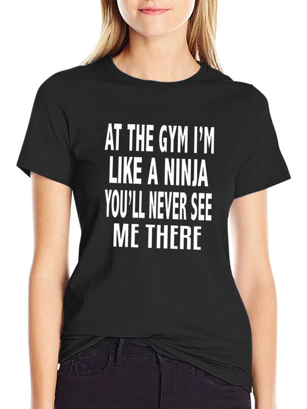 Ninja Gym Humor Graphic T-Shirt