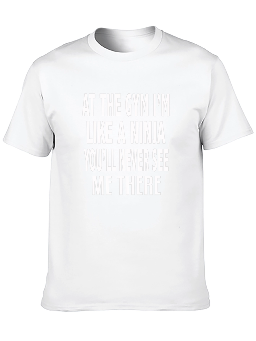 Ninja Gym Humor Graphic T-Shirt