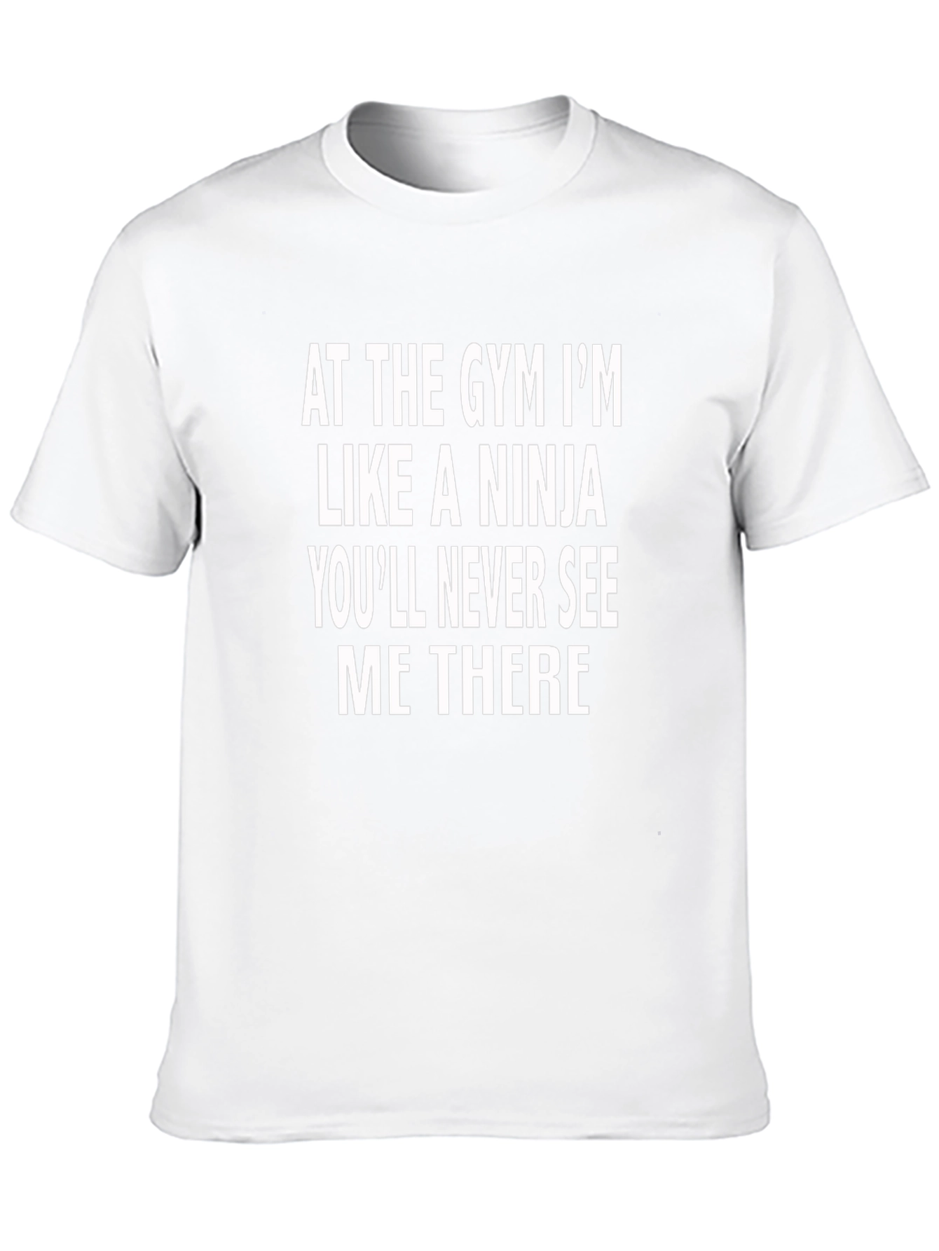 Ninja Gym Humor Graphic T-Shirt