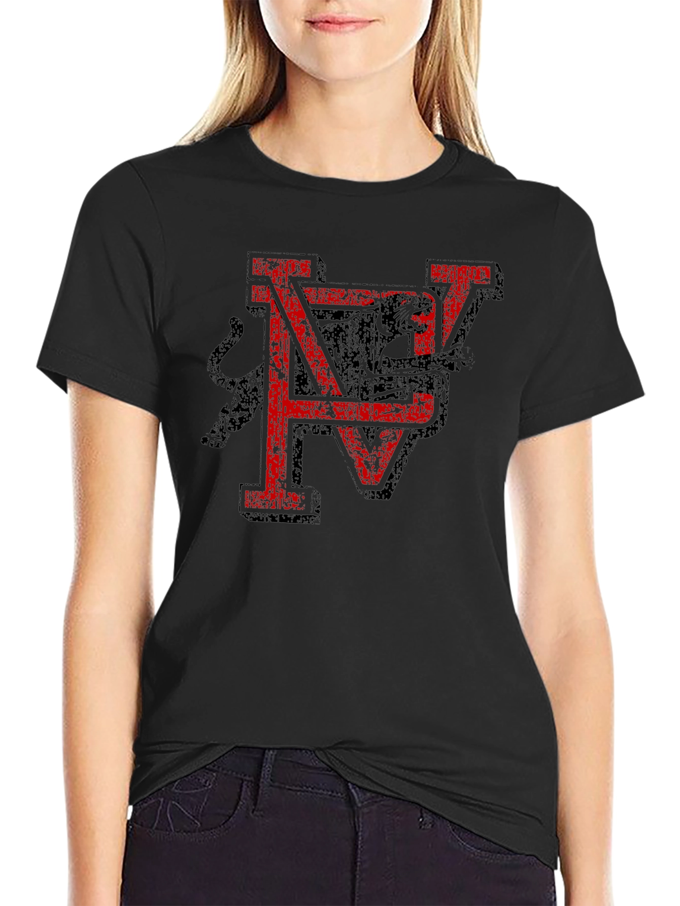 NV Panthers Graphic T-Shirt - Distressed Design