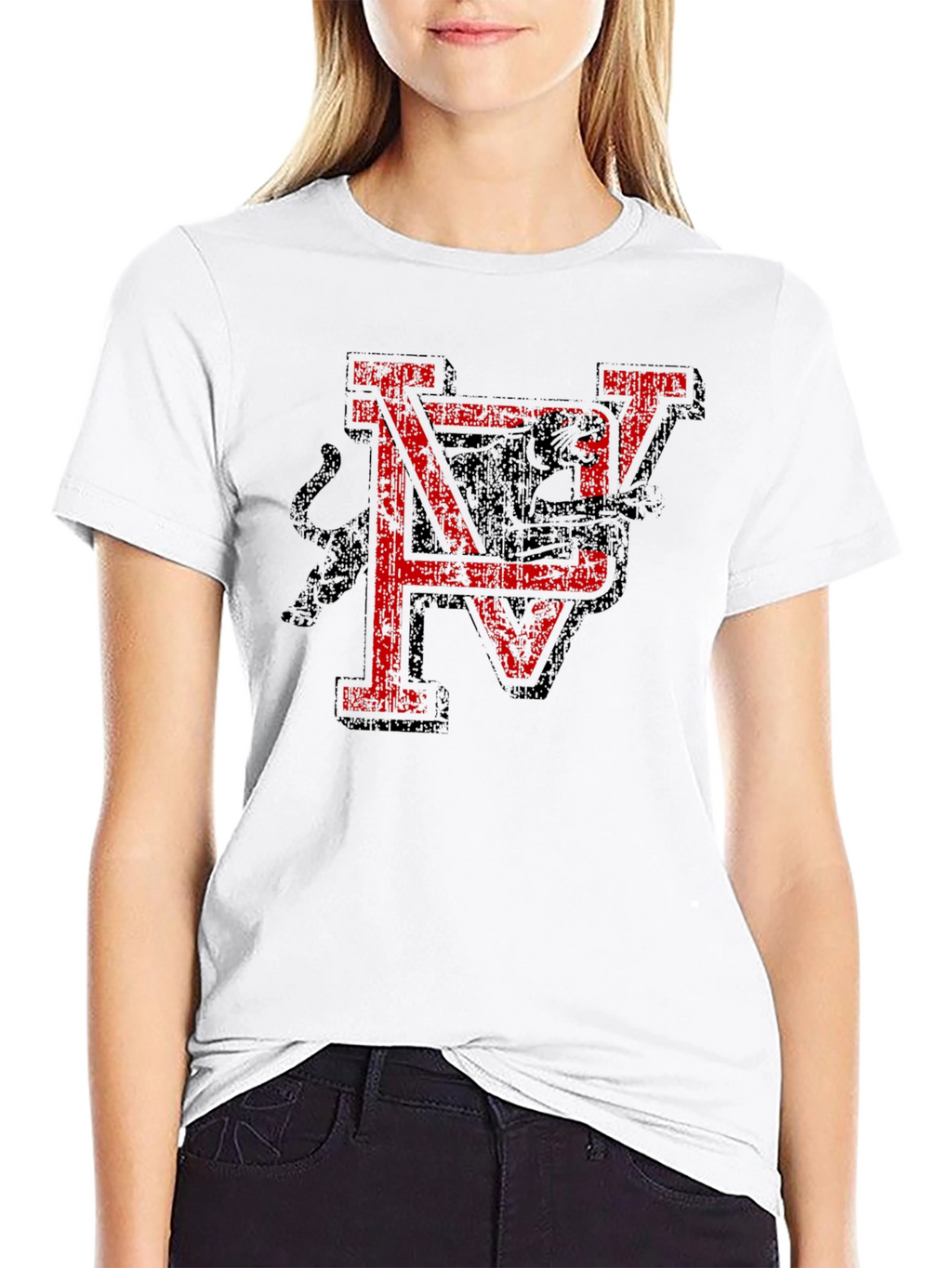 NV Panthers Graphic T-Shirt - Distressed Design