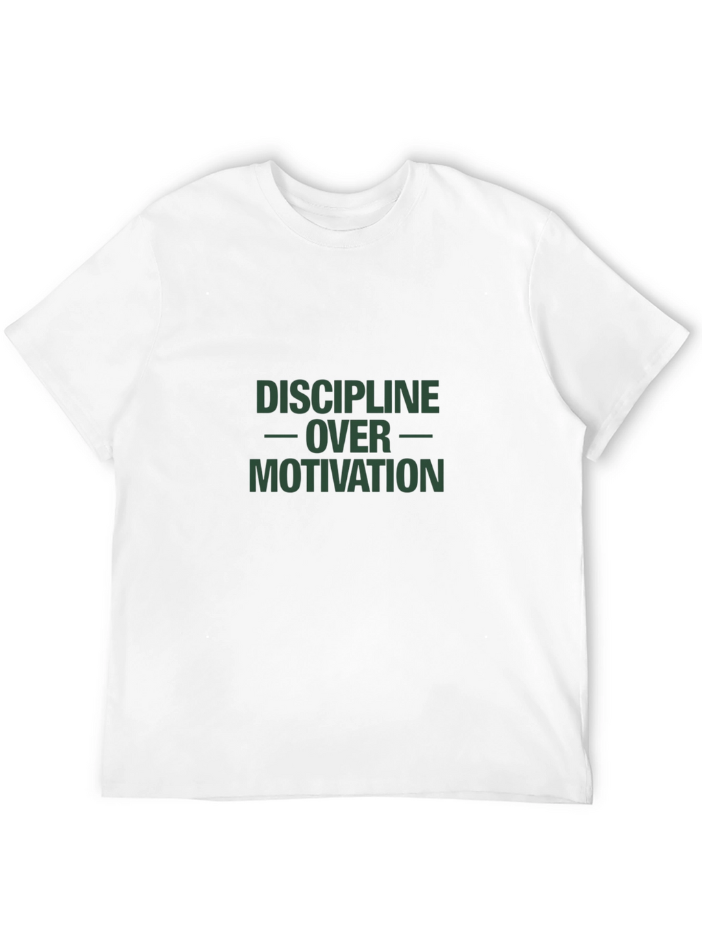 Discipline Over Motivation Graphic Tee