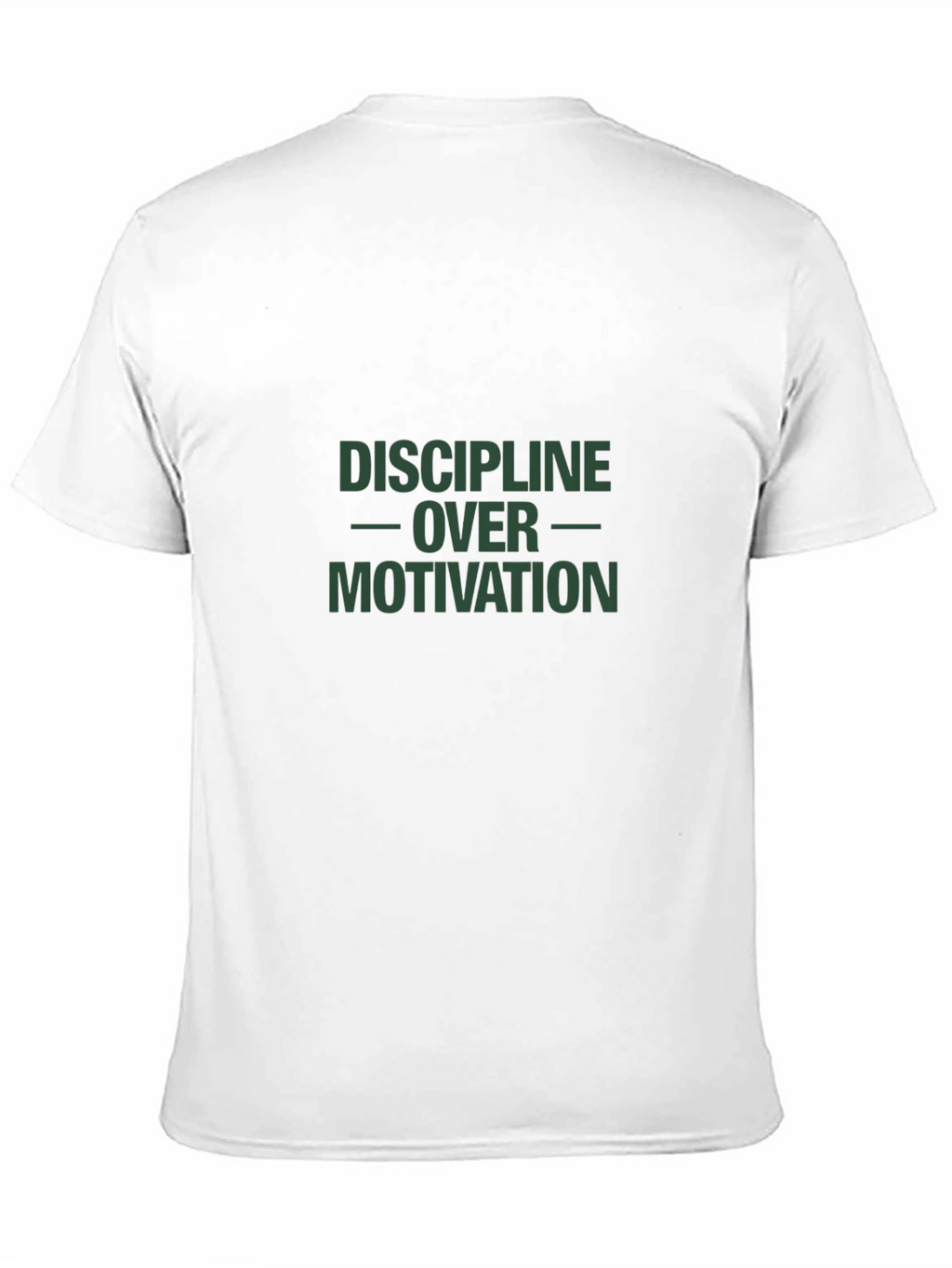 Discipline Over Motivation Graphic Tee
