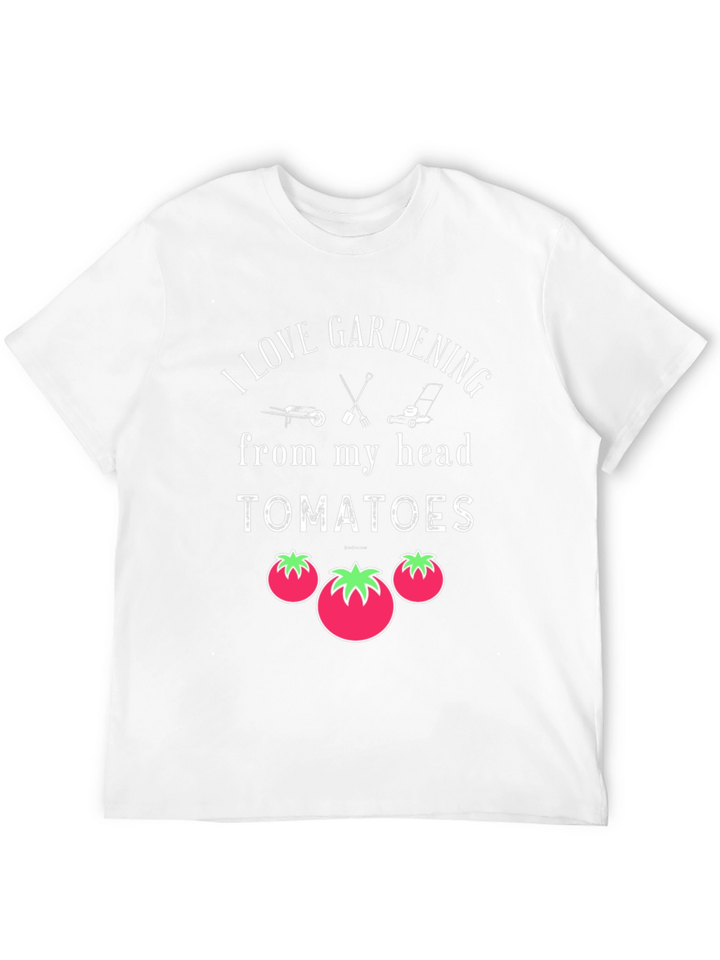 I Love Gardening Tomato Graphic T-Shirt