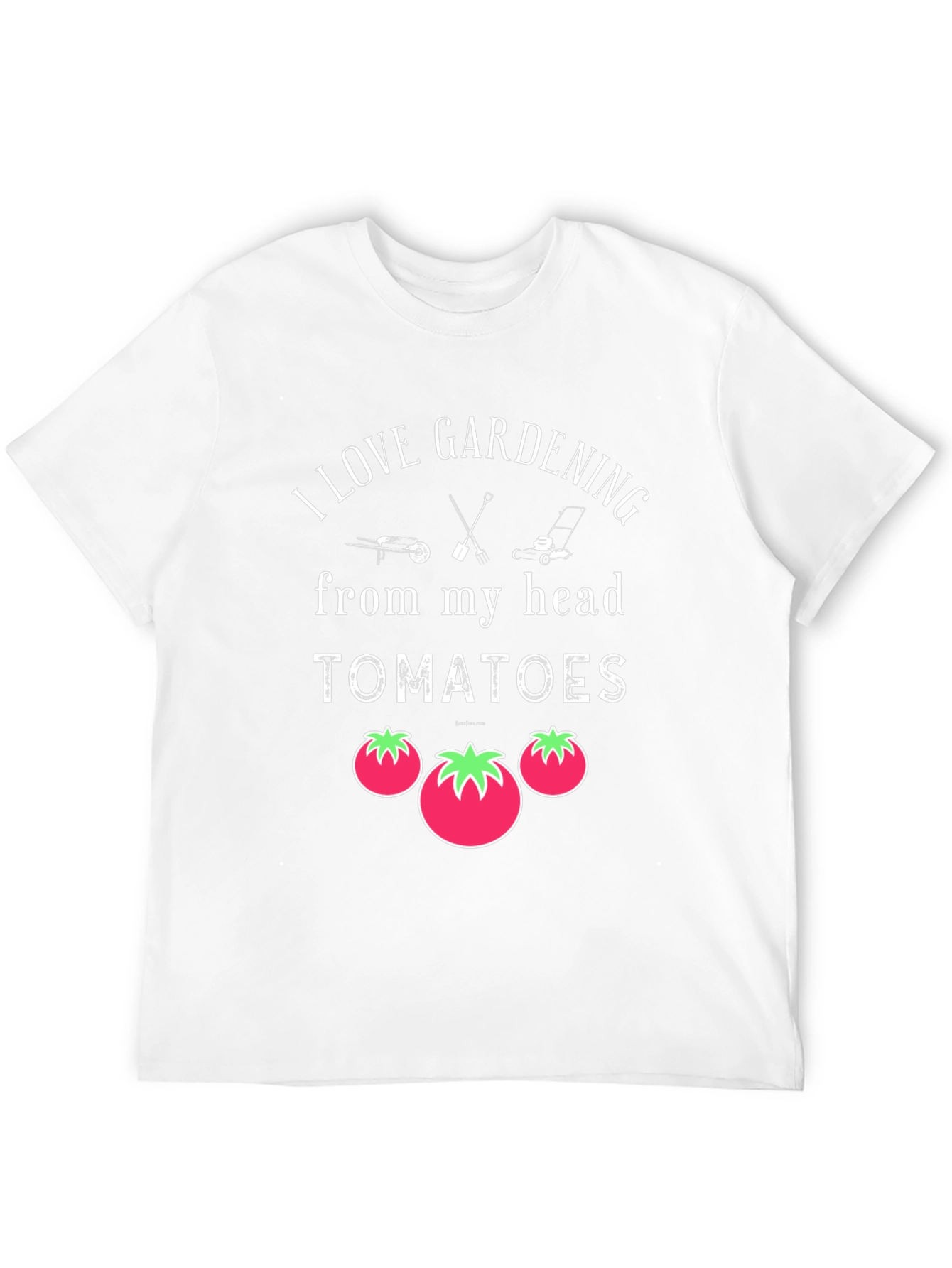 I Love Gardening Tomato Graphic T-Shirt