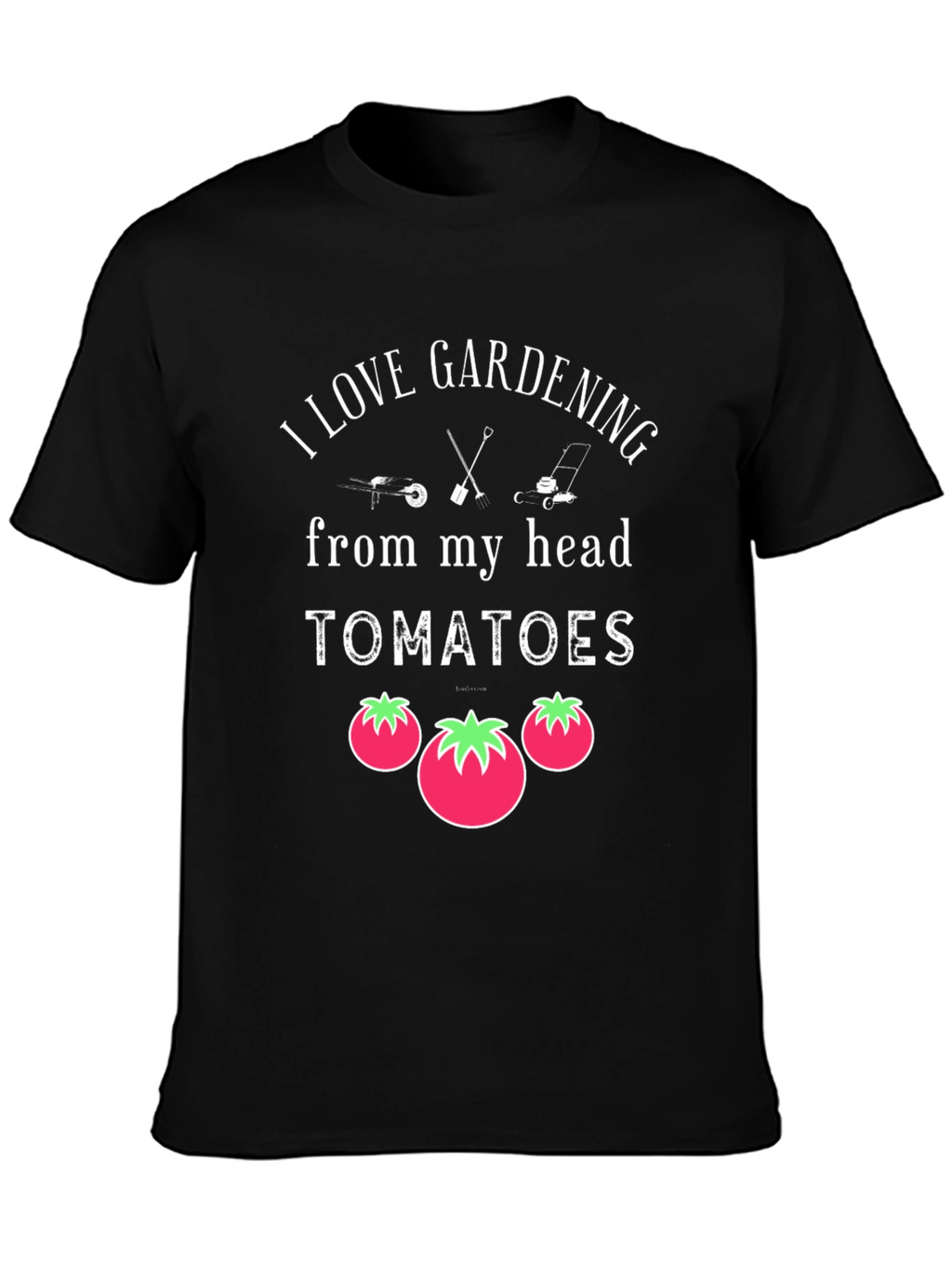 I Love Gardening Tomato Graphic T-Shirt