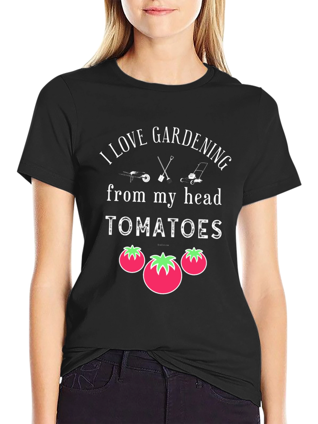 I Love Gardening Tomato Graphic T-Shirt