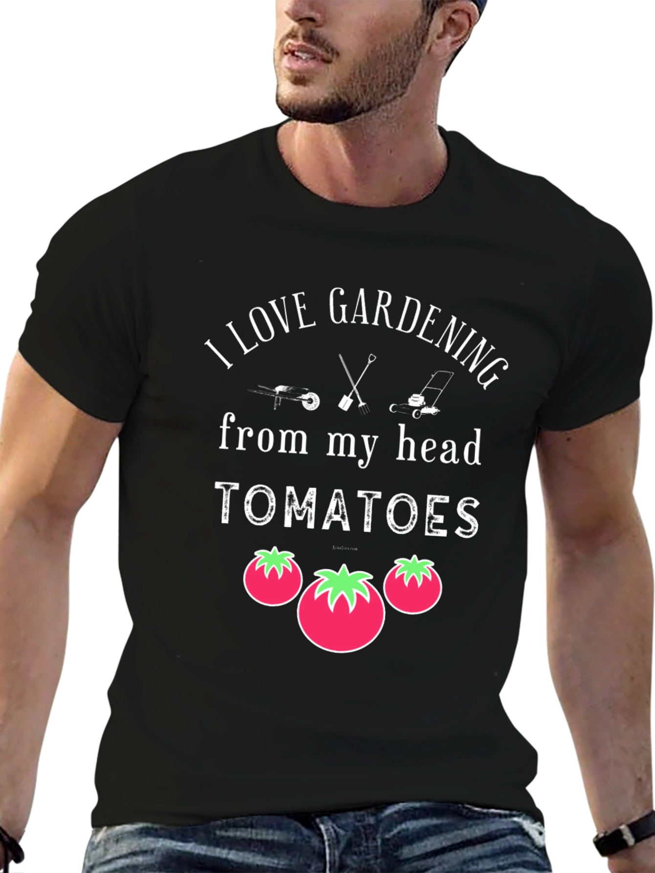 I Love Gardening Tomato Graphic T-Shirt