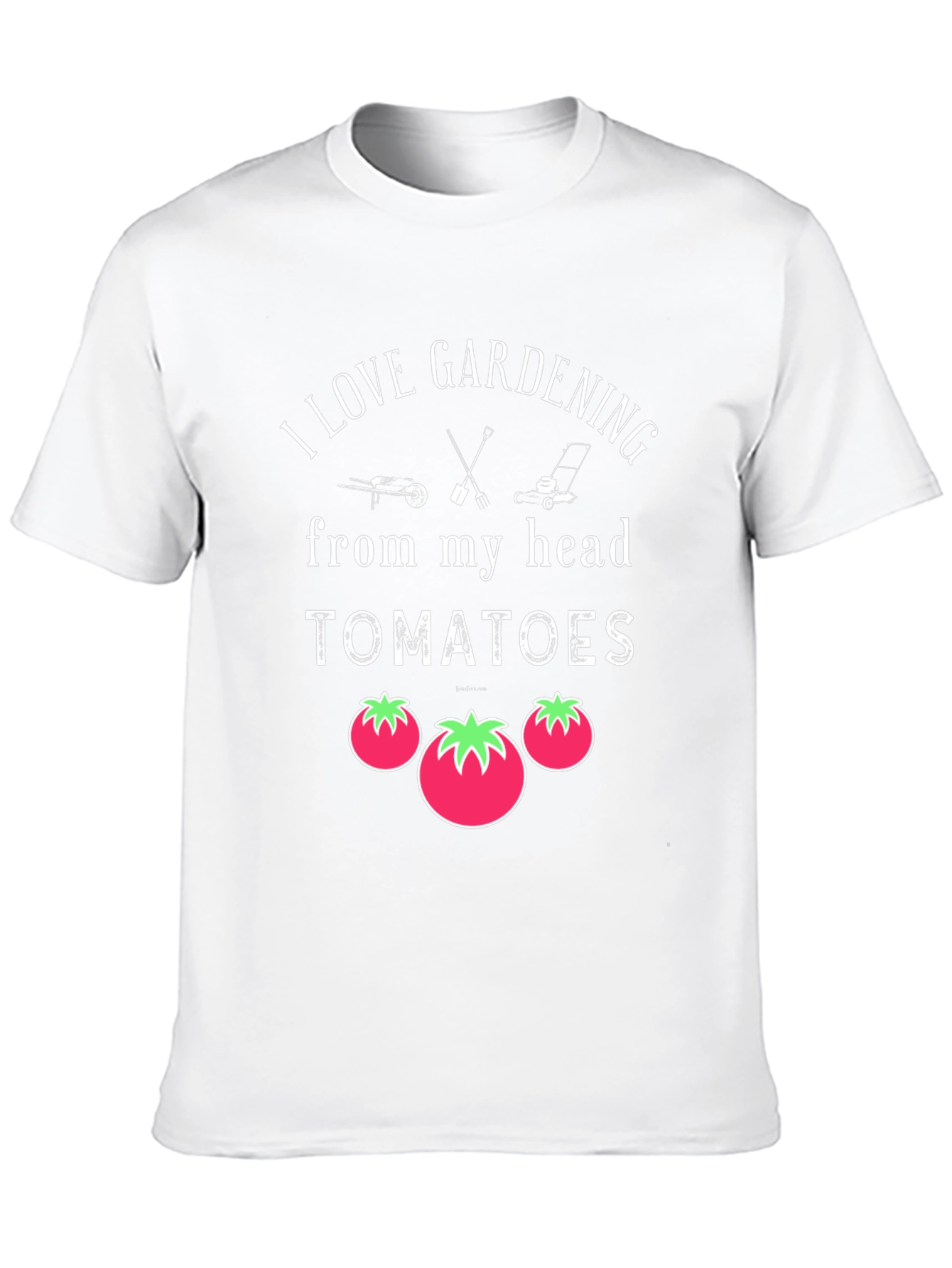 I Love Gardening Tomato Graphic T-Shirt