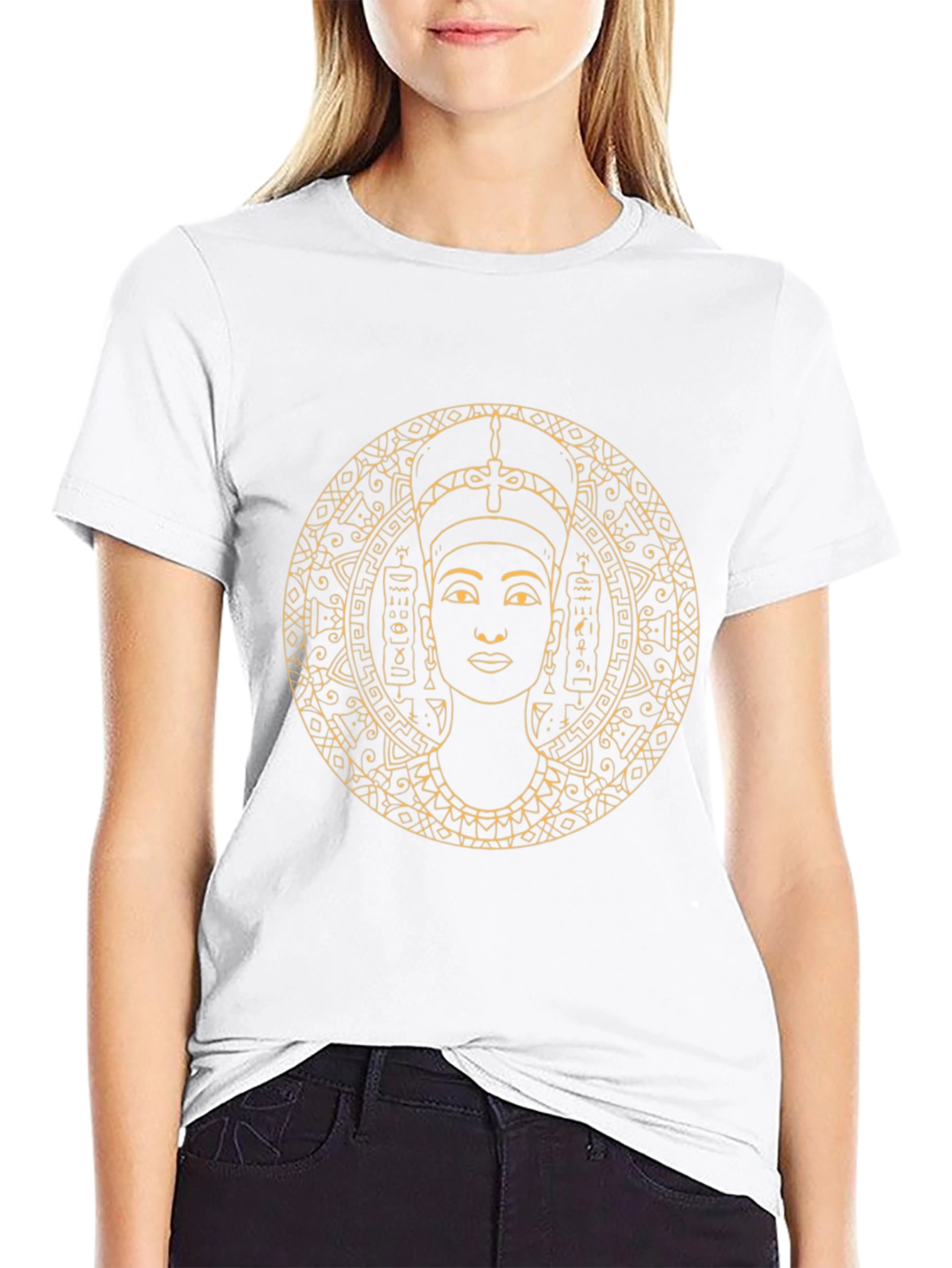 Egyptian Queen Graphic Tee - Black