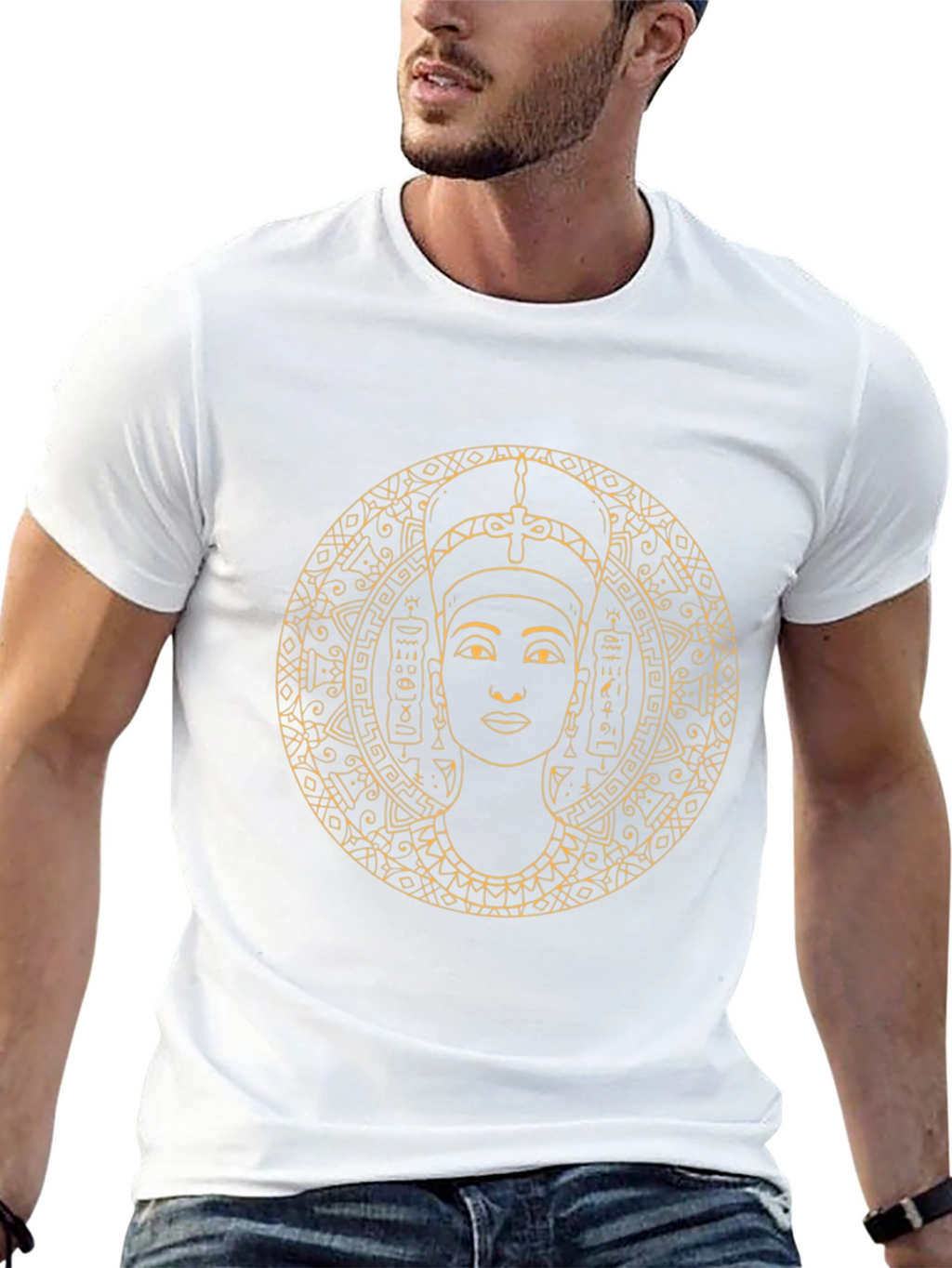 Egyptian Queen Graphic Tee - Black