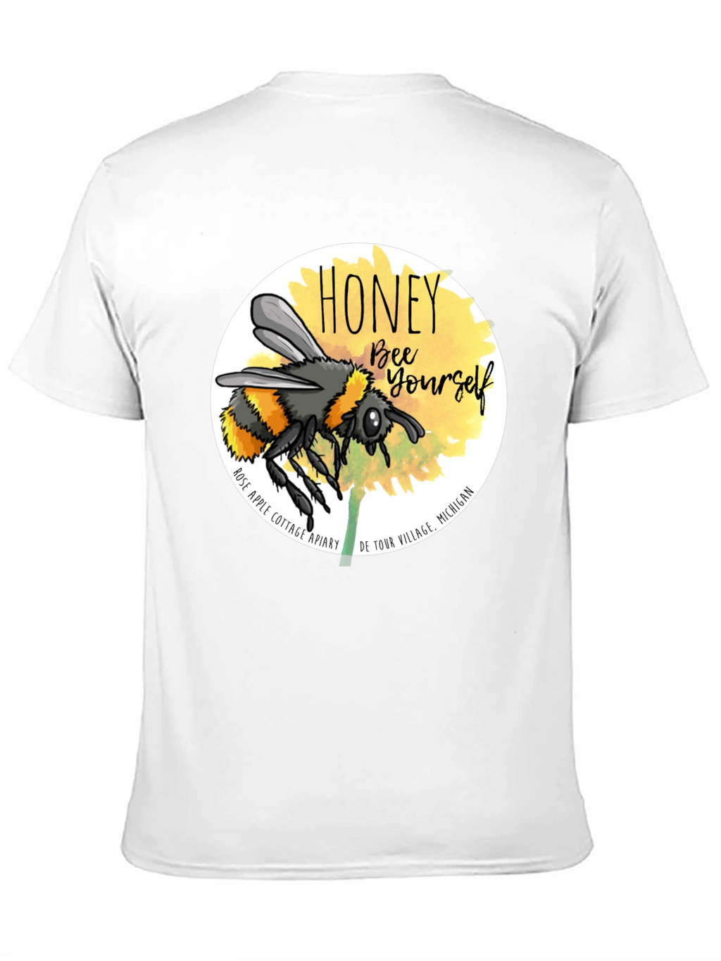 Honey Bee Yourself Graphic Tee - Black