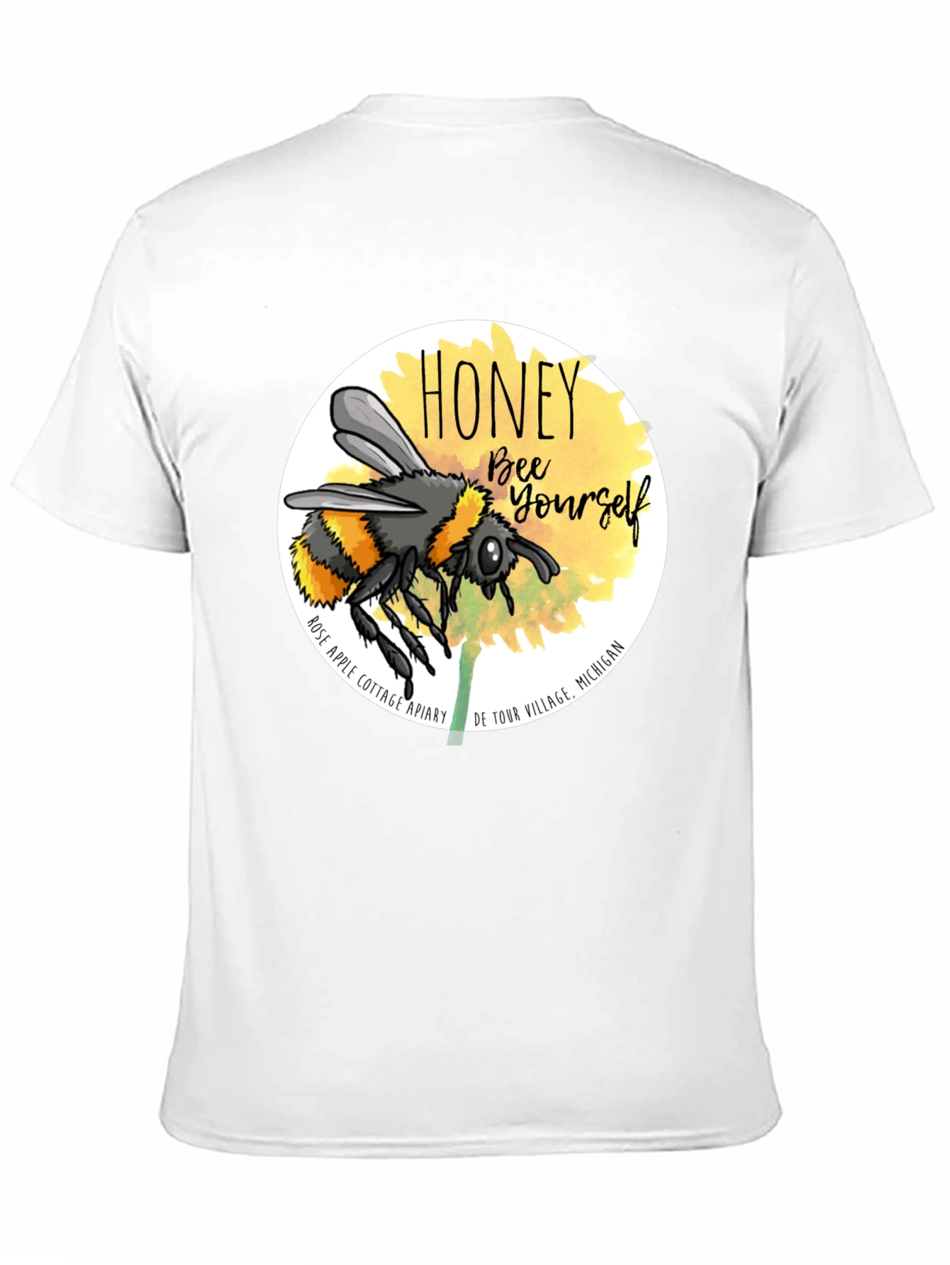Honey Bee Yourself Graphic Tee - Black