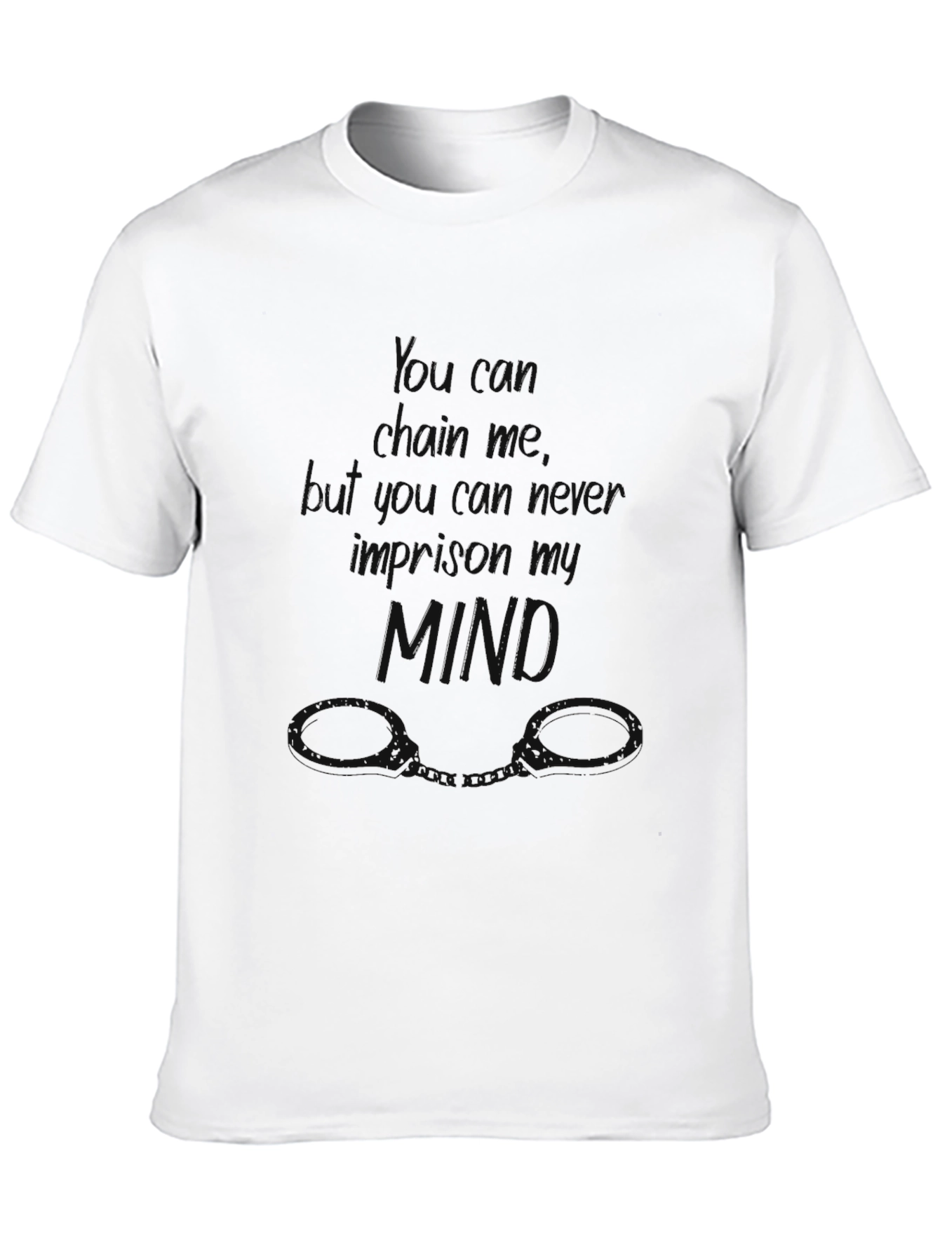 Mind Over Chains Graphic Tee - Inspiring & Bold