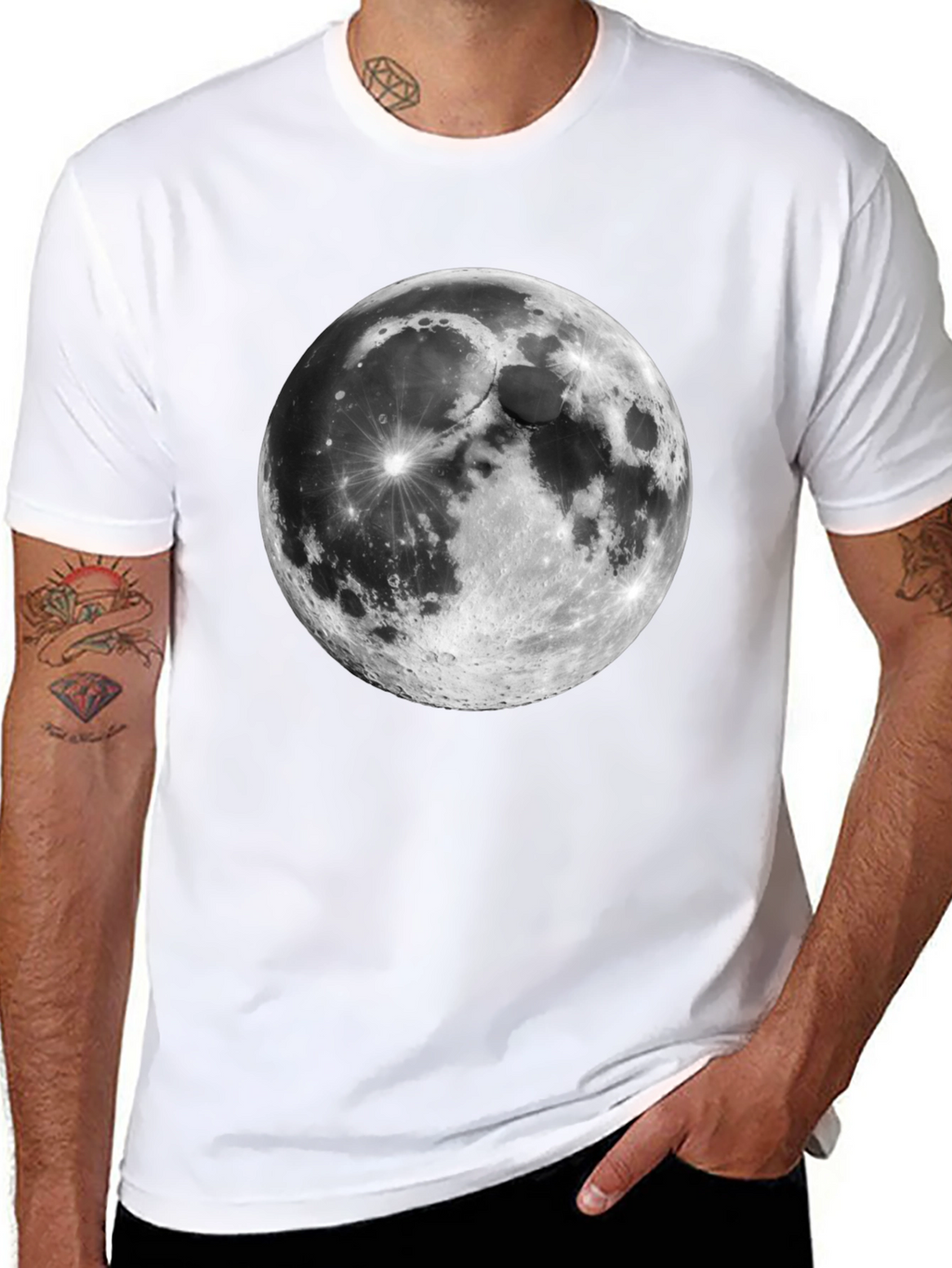 Lunar T-Shirt - Full Moon Graphic Tee