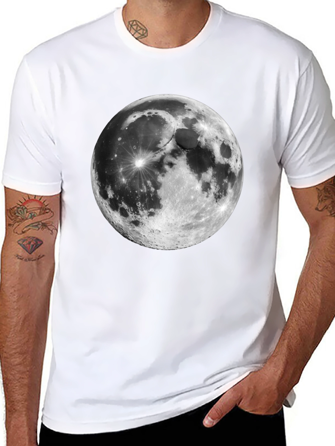 Lunar T-Shirt - Full Moon Graphic Tee