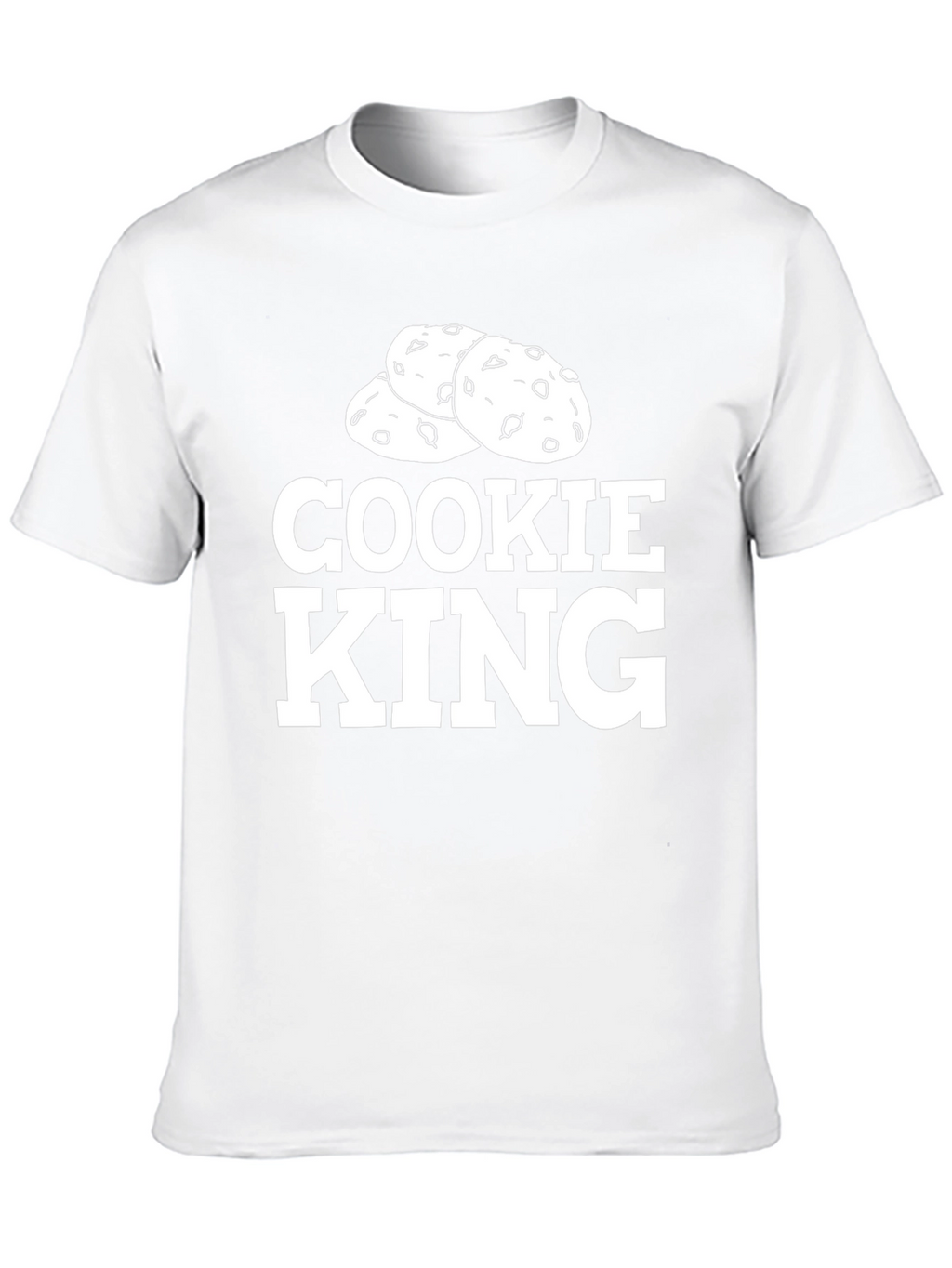 Cookie King Black T-Shirt | Funny Foodie Tee