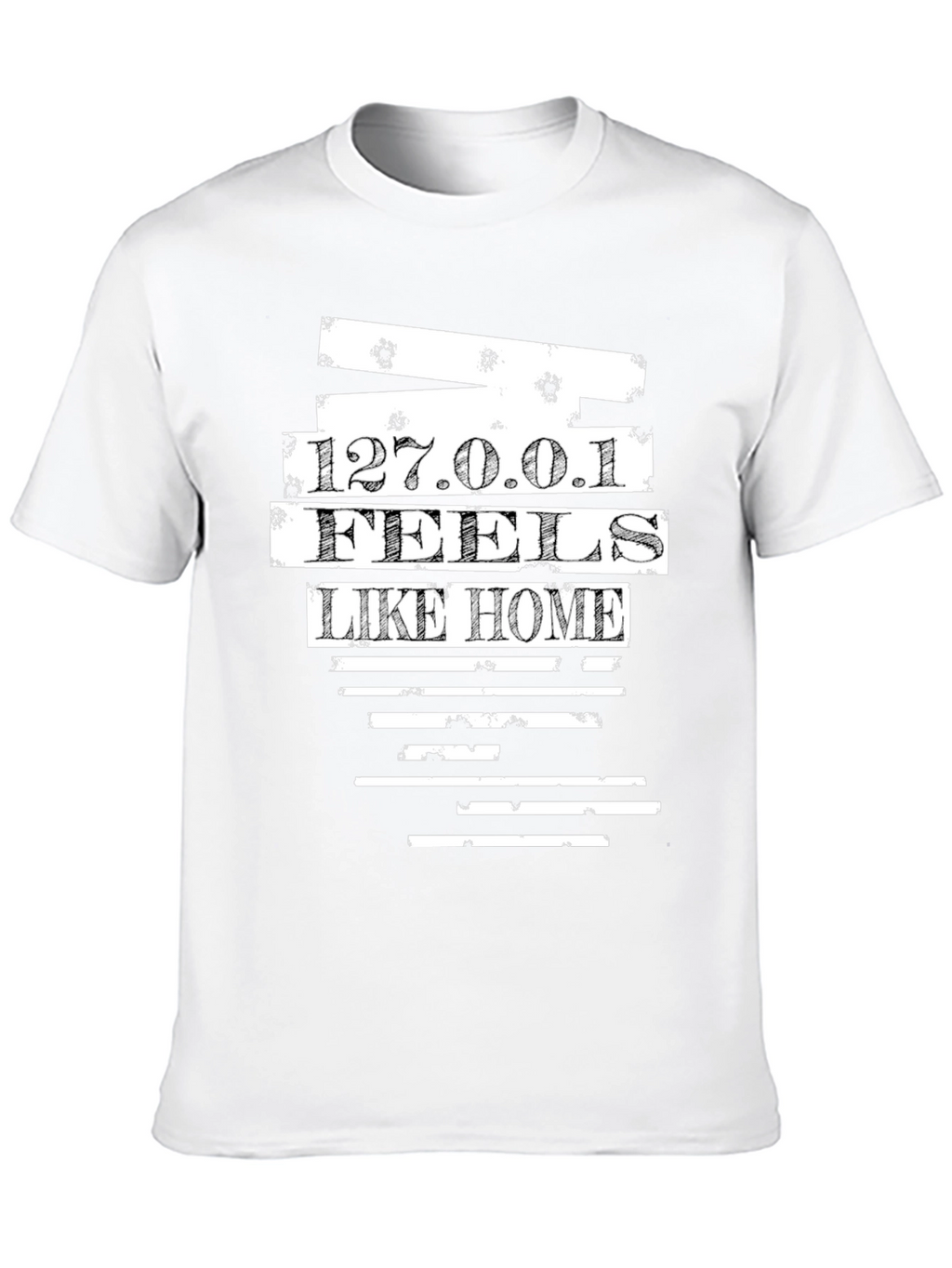 127.0.0.1 Feels Like Home Black Tee