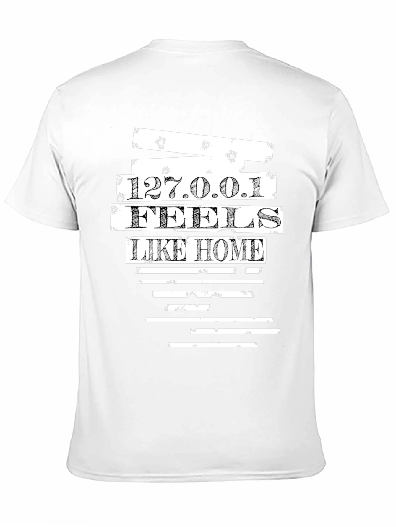 127.0.0.1 Feels Like Home Black Tee