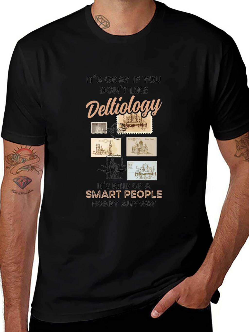 Deltiology Smart People Hobby T-Shirt