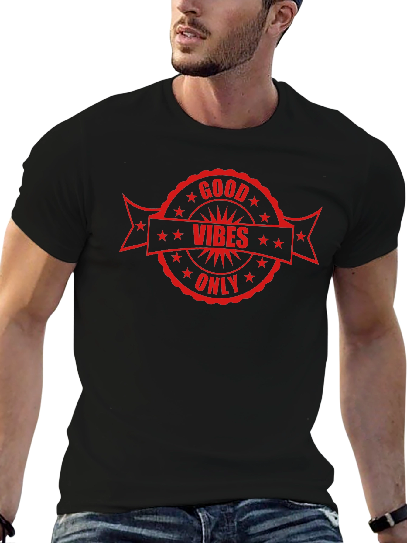 Good Vibes Only Black T-Shirt