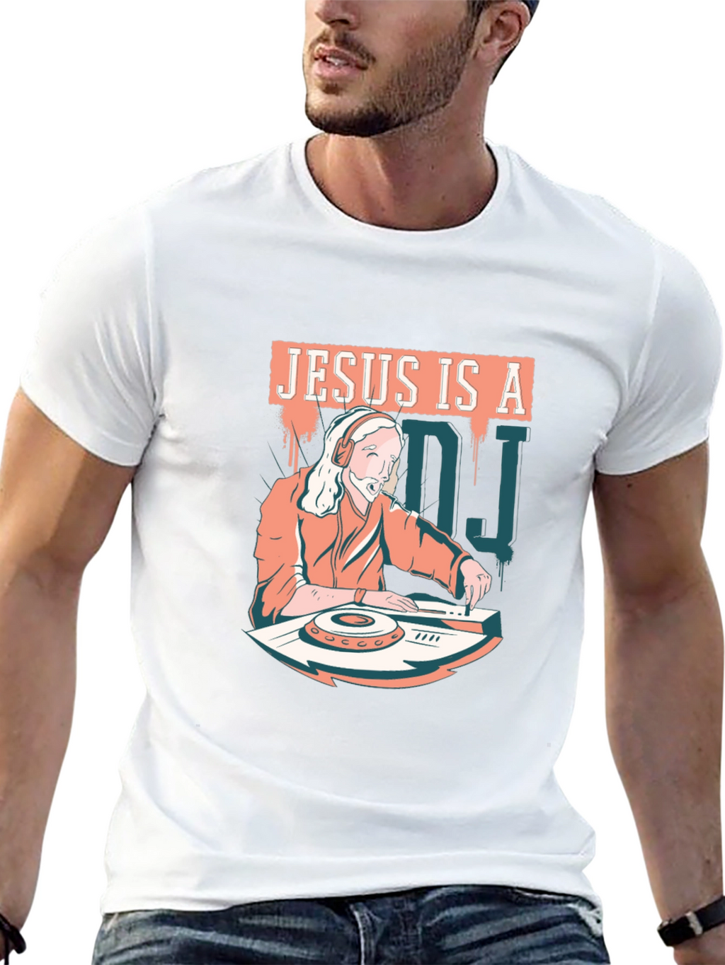 Jesus is a DJ Graphic T-Shirt