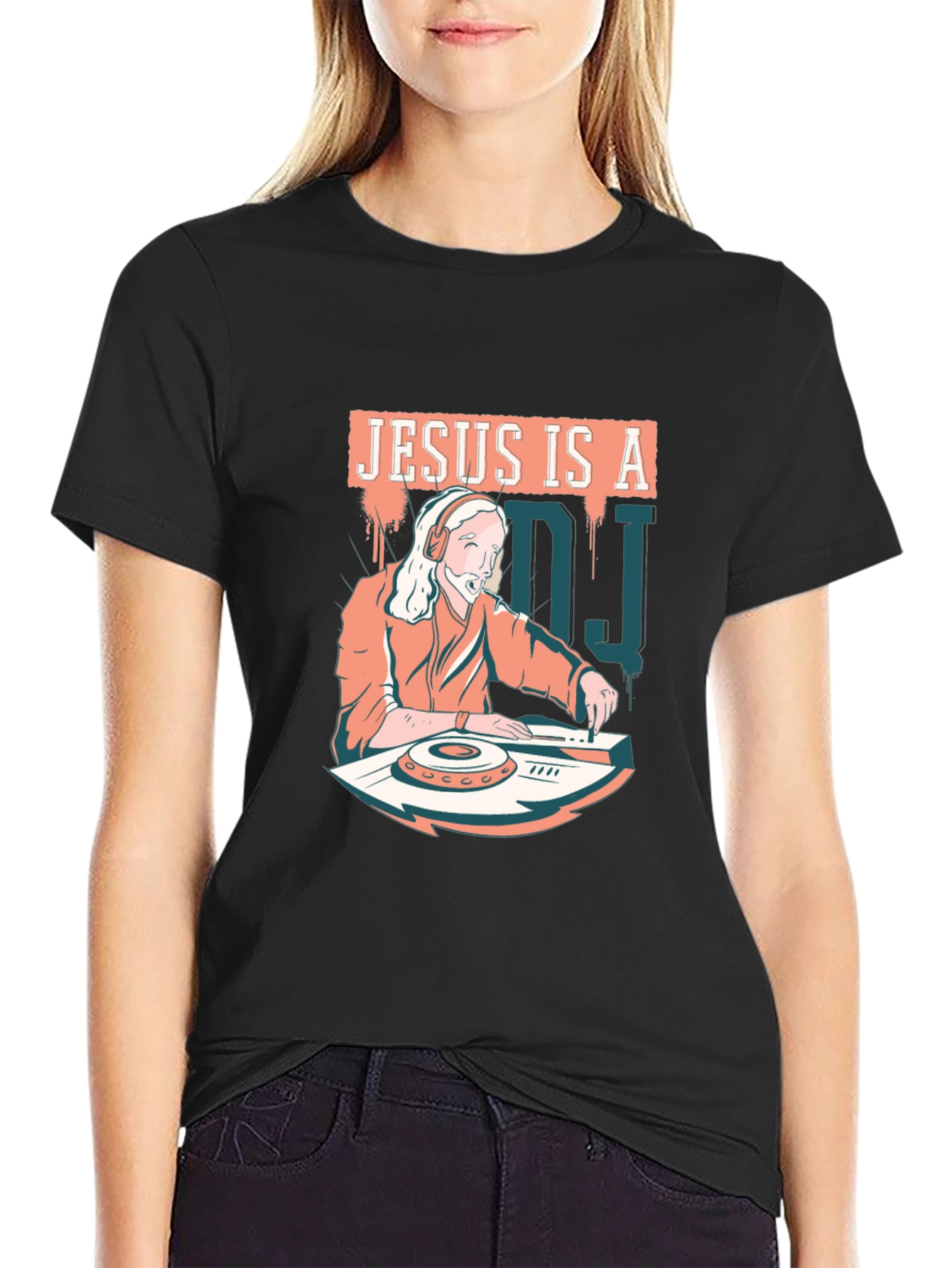 Jesus is a DJ Graphic T-Shirt