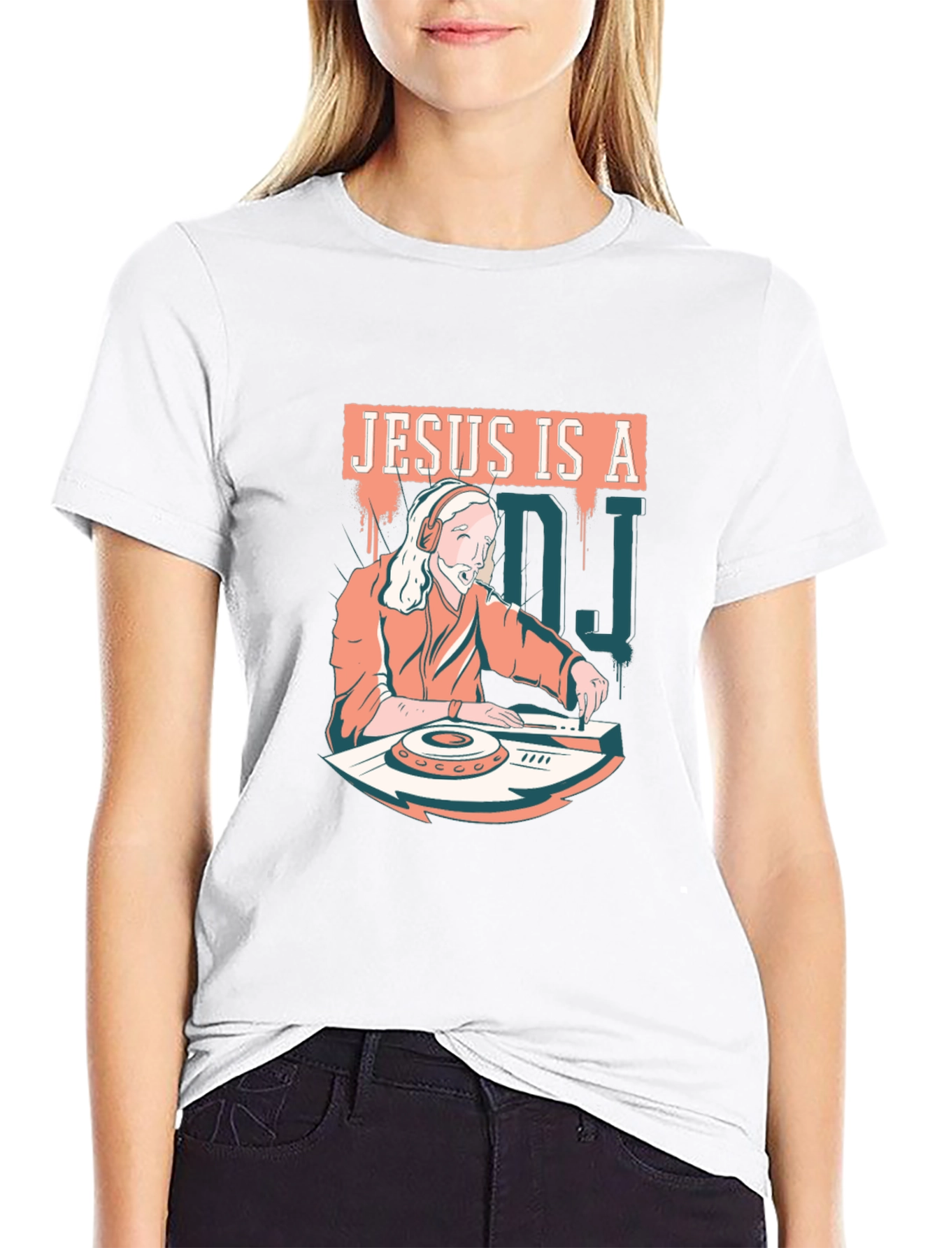 Jesus is a DJ Graphic T-Shirt