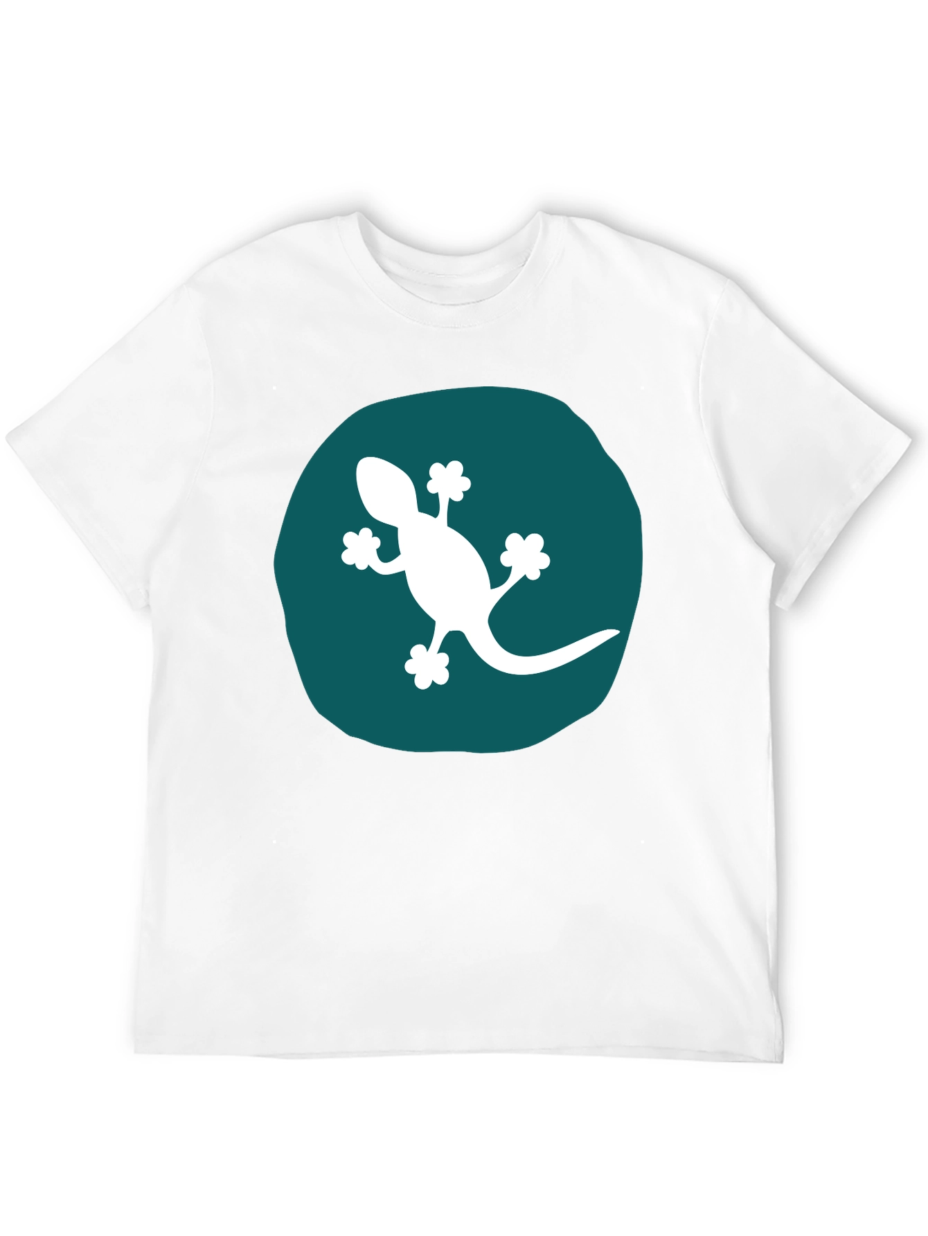 Gecko Graphic Tee - Modern Black T-Shirt