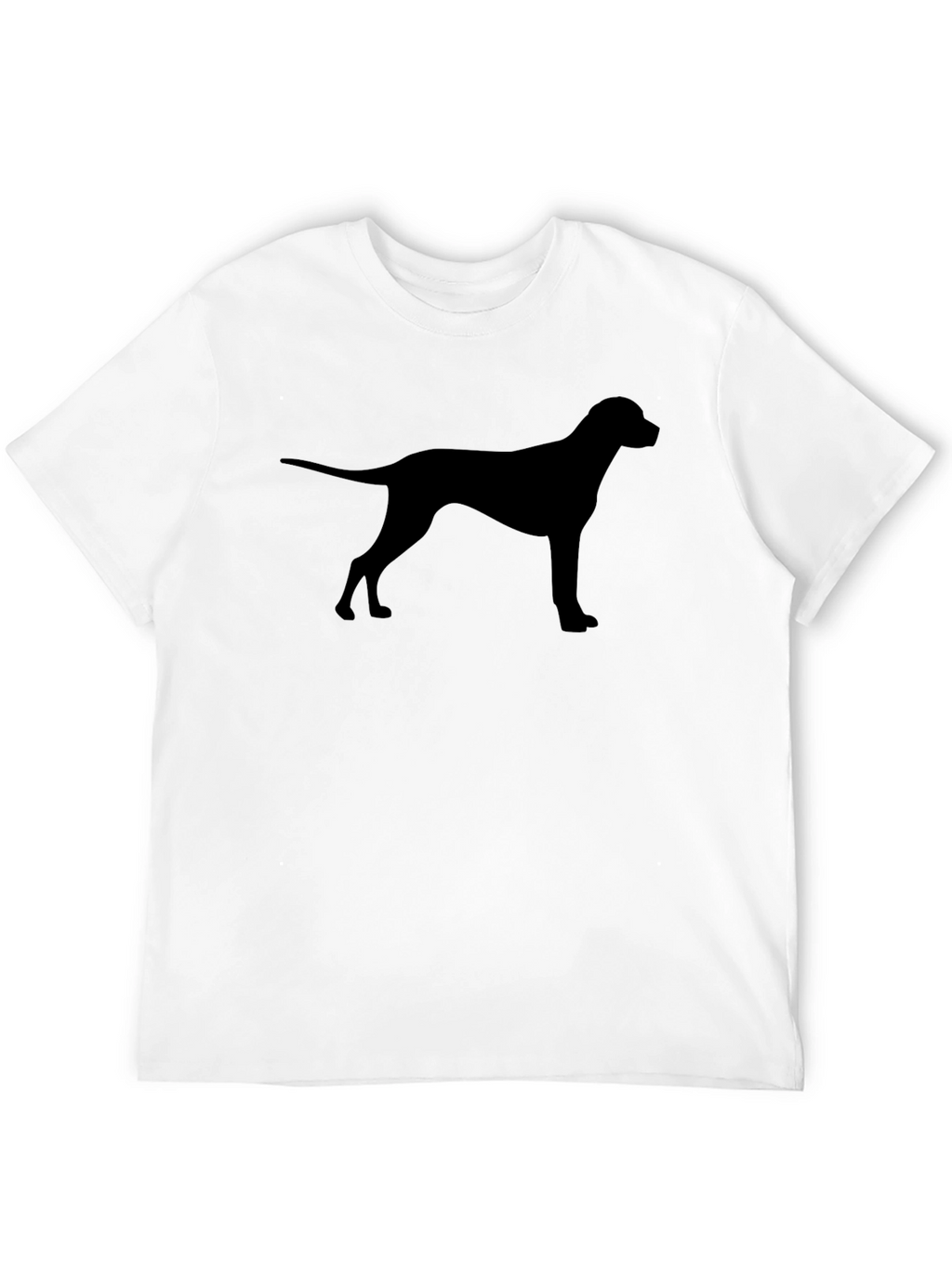 Dog Silhouette T-Shirt - Black