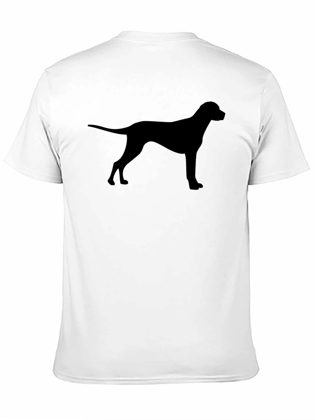 Dog Silhouette T-Shirt - Black