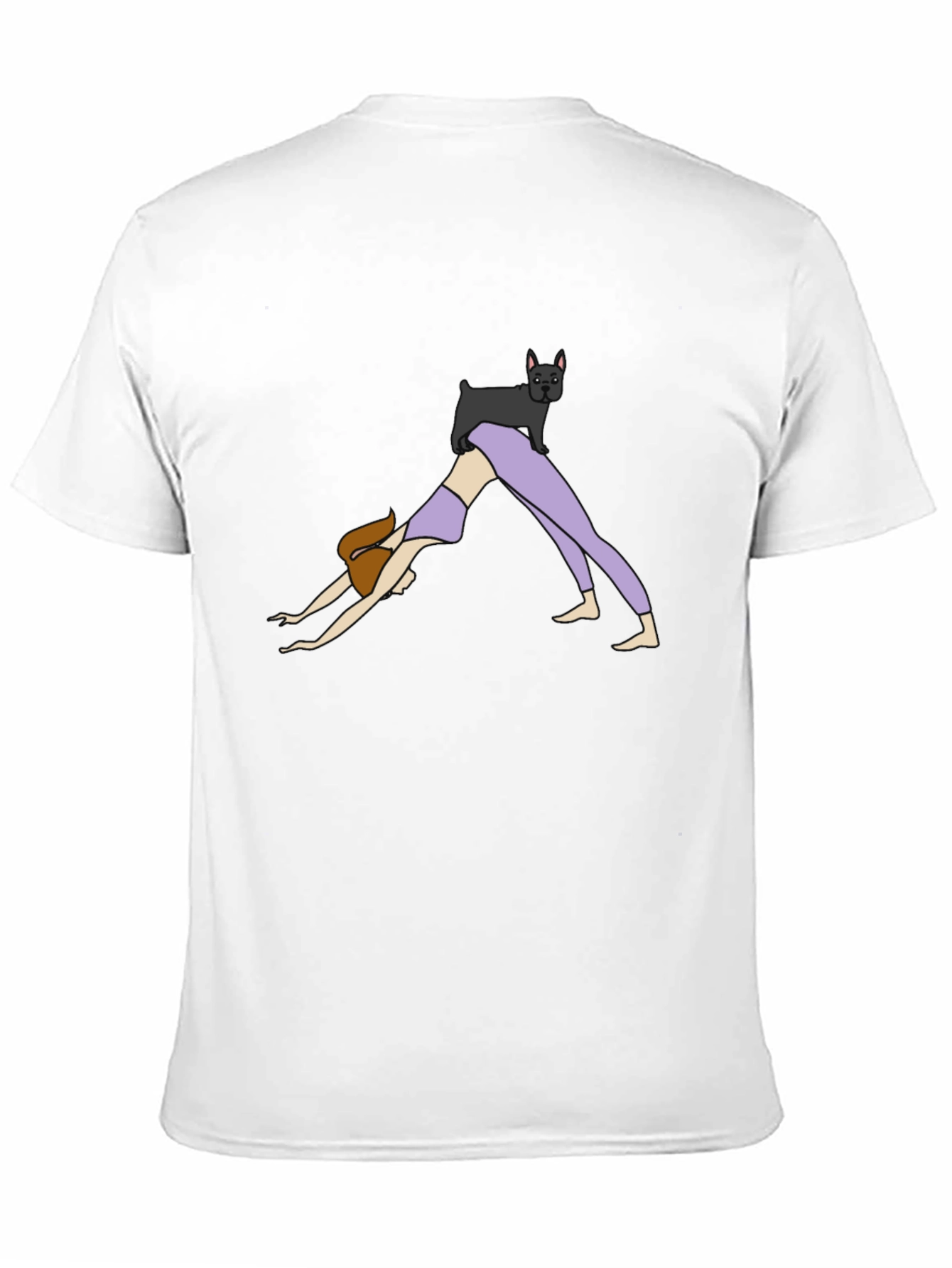 Yoga Dog T-Shirt - Downward Dog Pose Tee