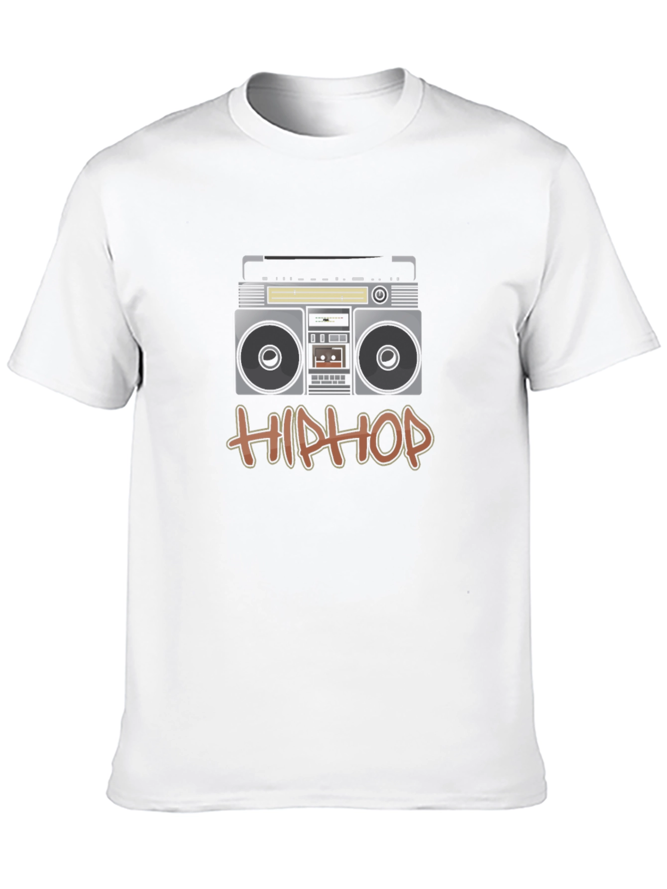Hip Hop Boombox Graphic T-Shirt
