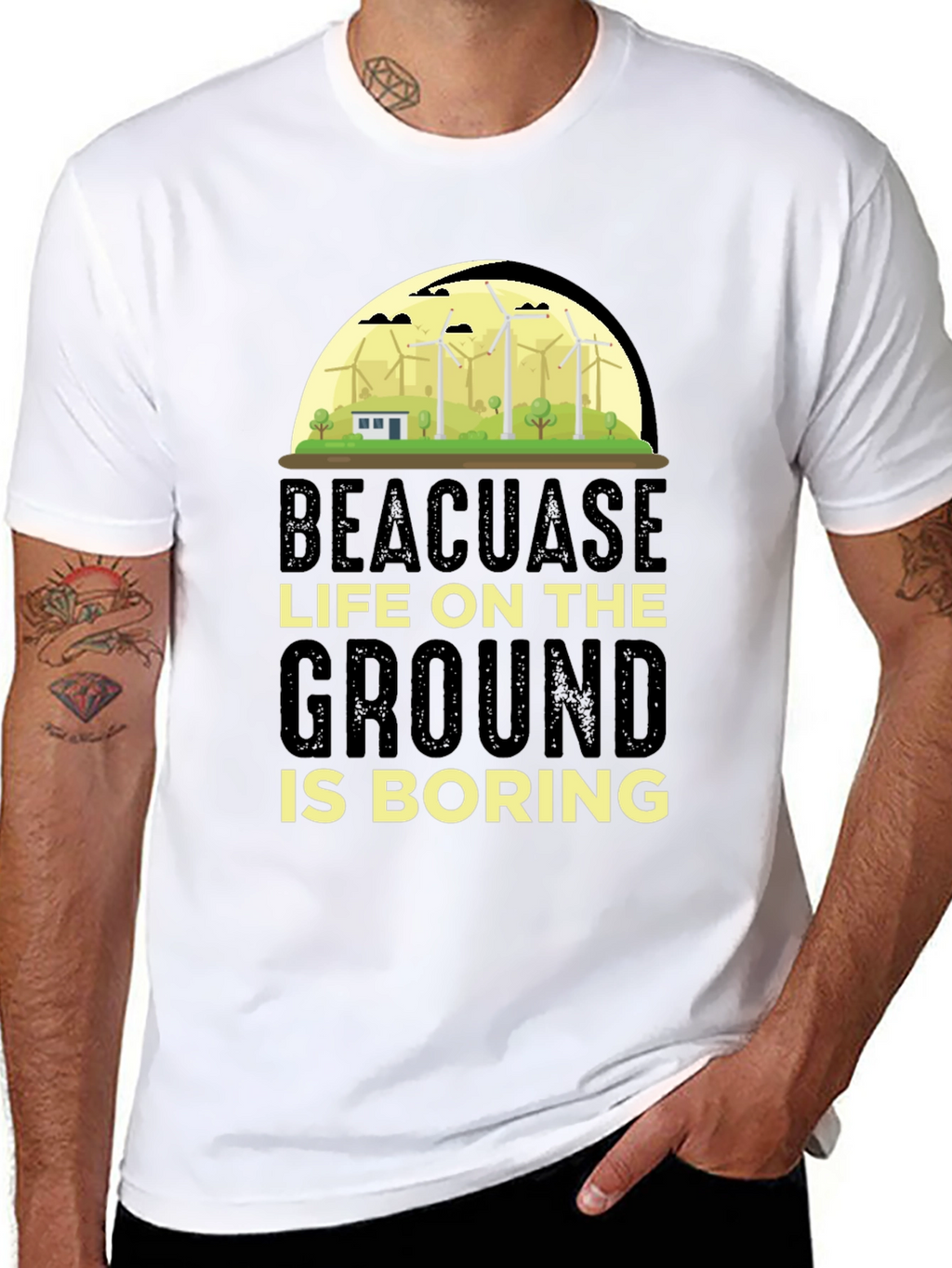 Beacuase Life On the Ground Is Boring T-Shirt