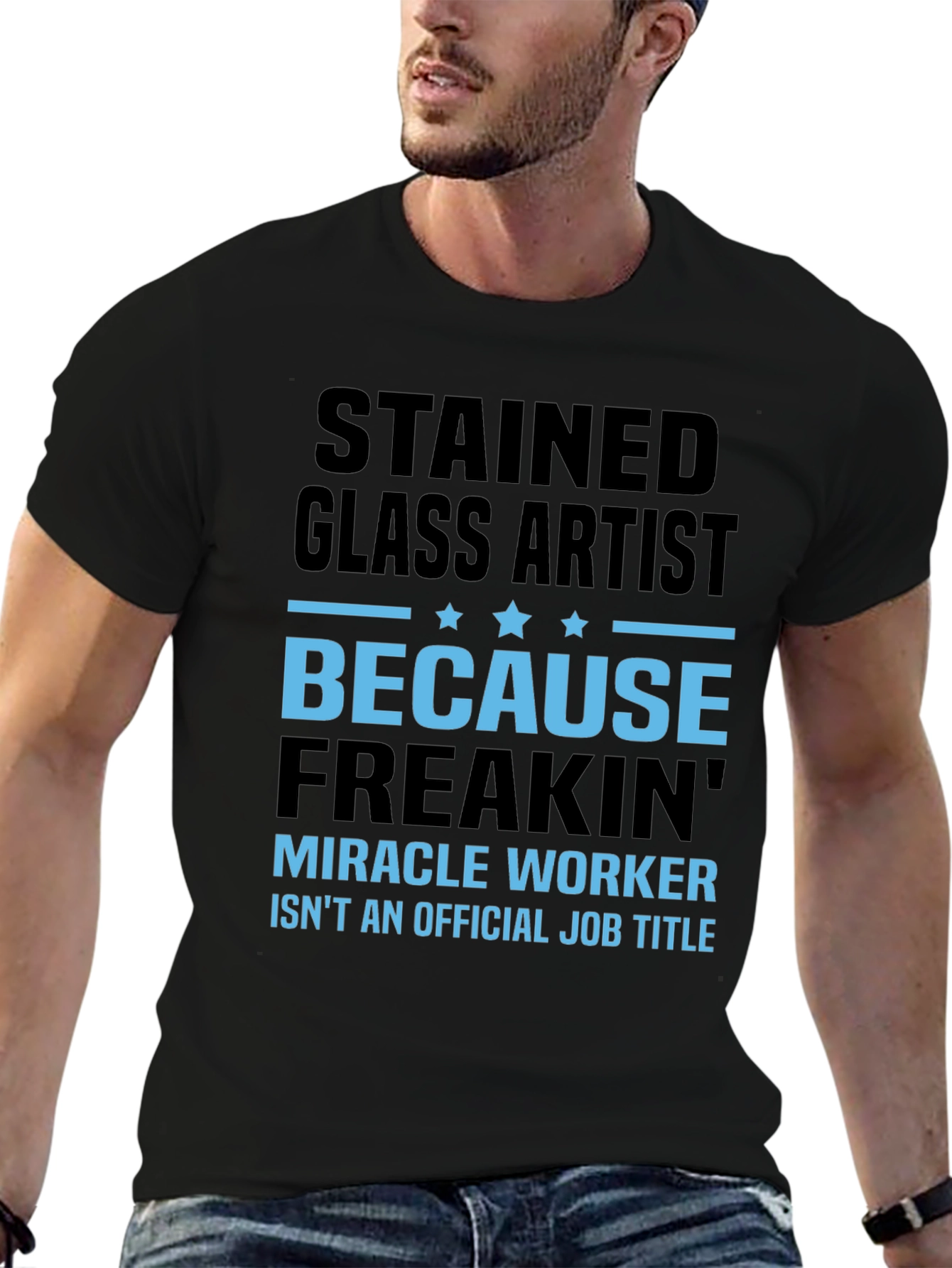 Stained Glass Artist Funny Job Title T-Shirt