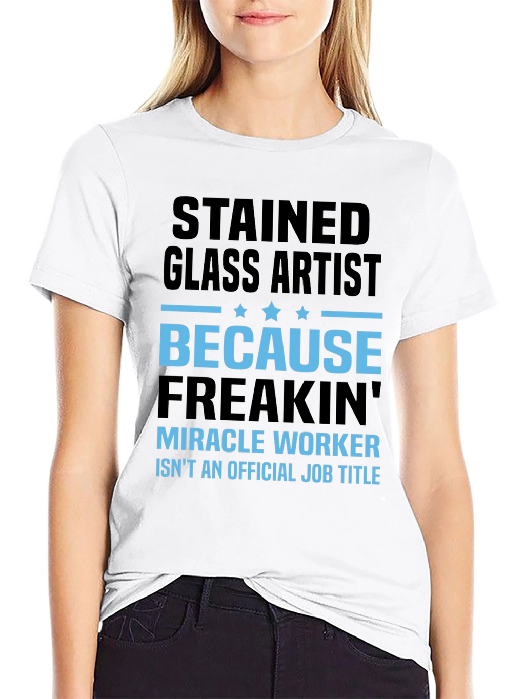 Stained Glass Artist Funny Job Title T-Shirt
