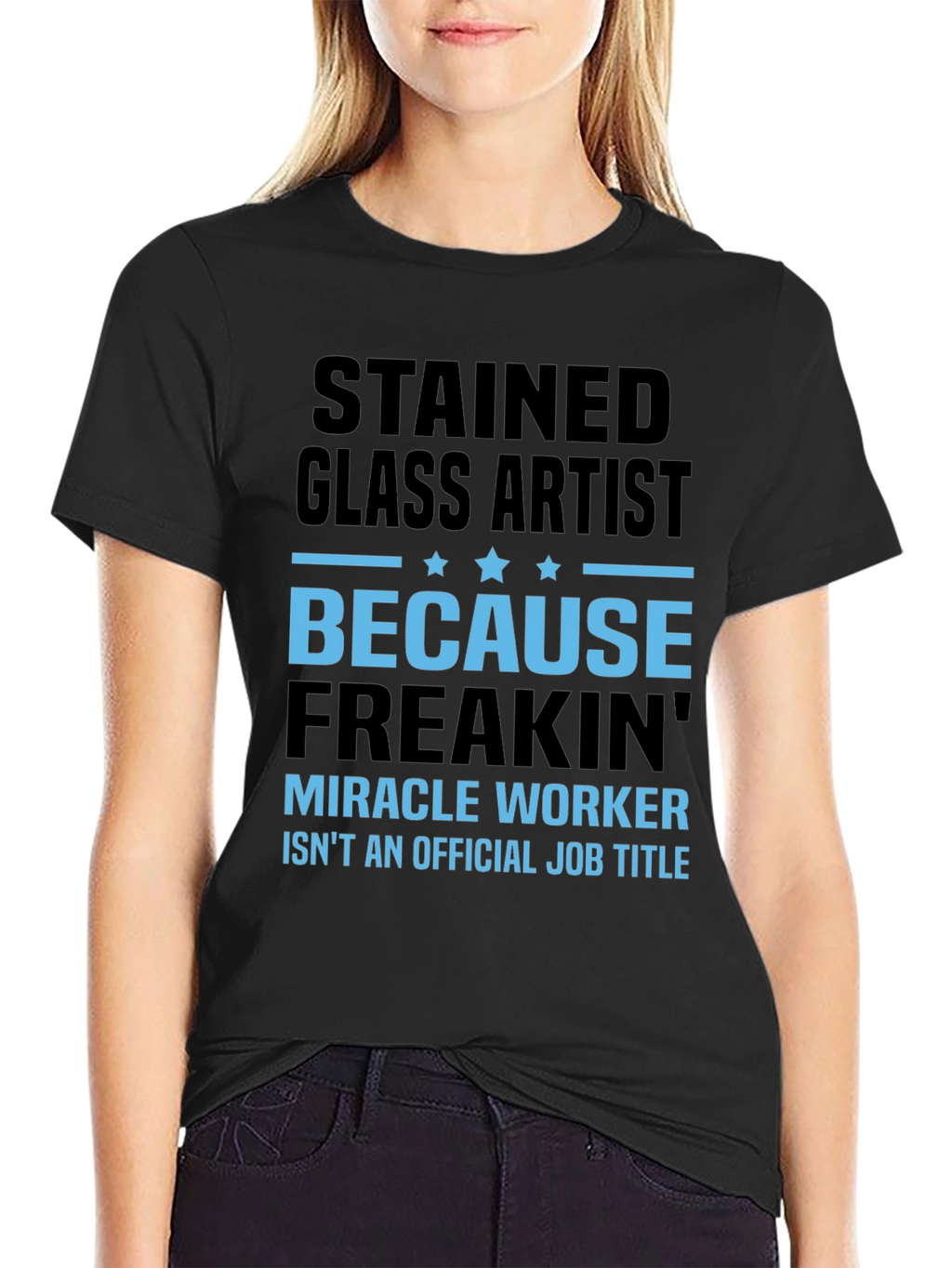Stained Glass Artist Funny Job Title T-Shirt