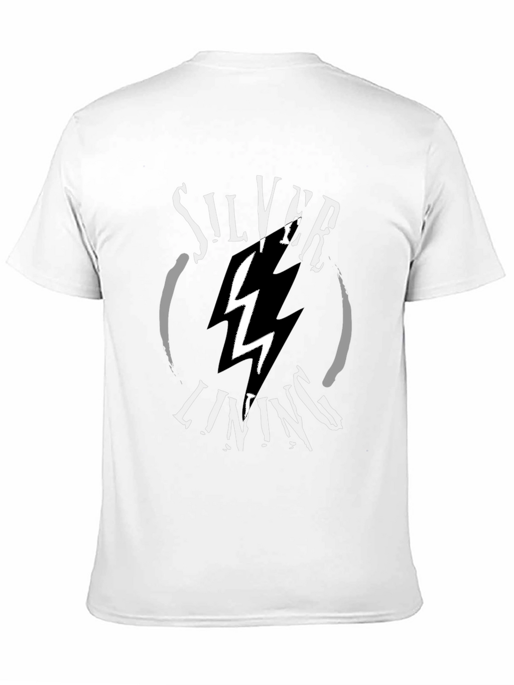 Silver Lining Graphic T-Shirt - Black