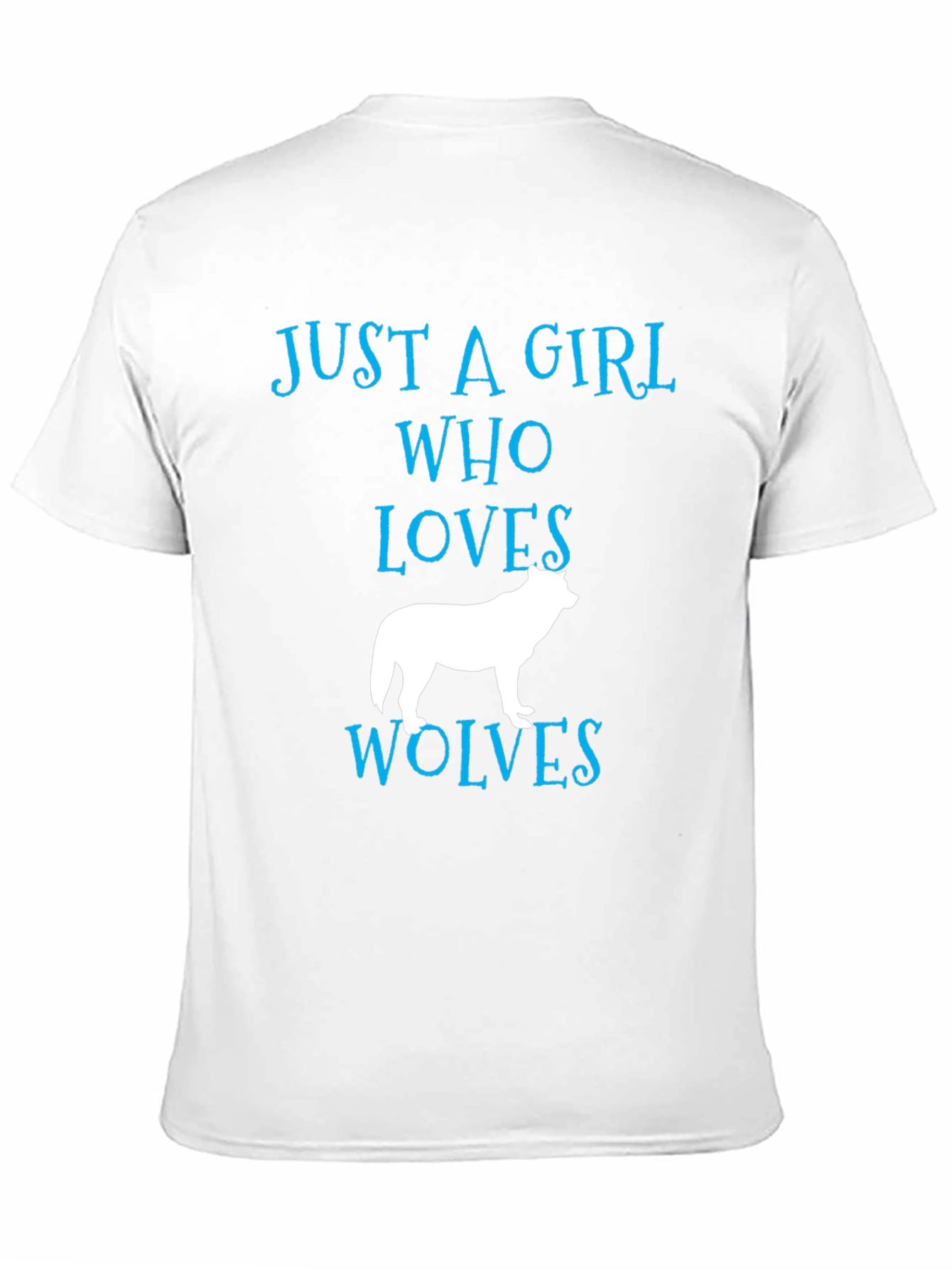 Just a Girl Who Loves Wolves T-Shirt