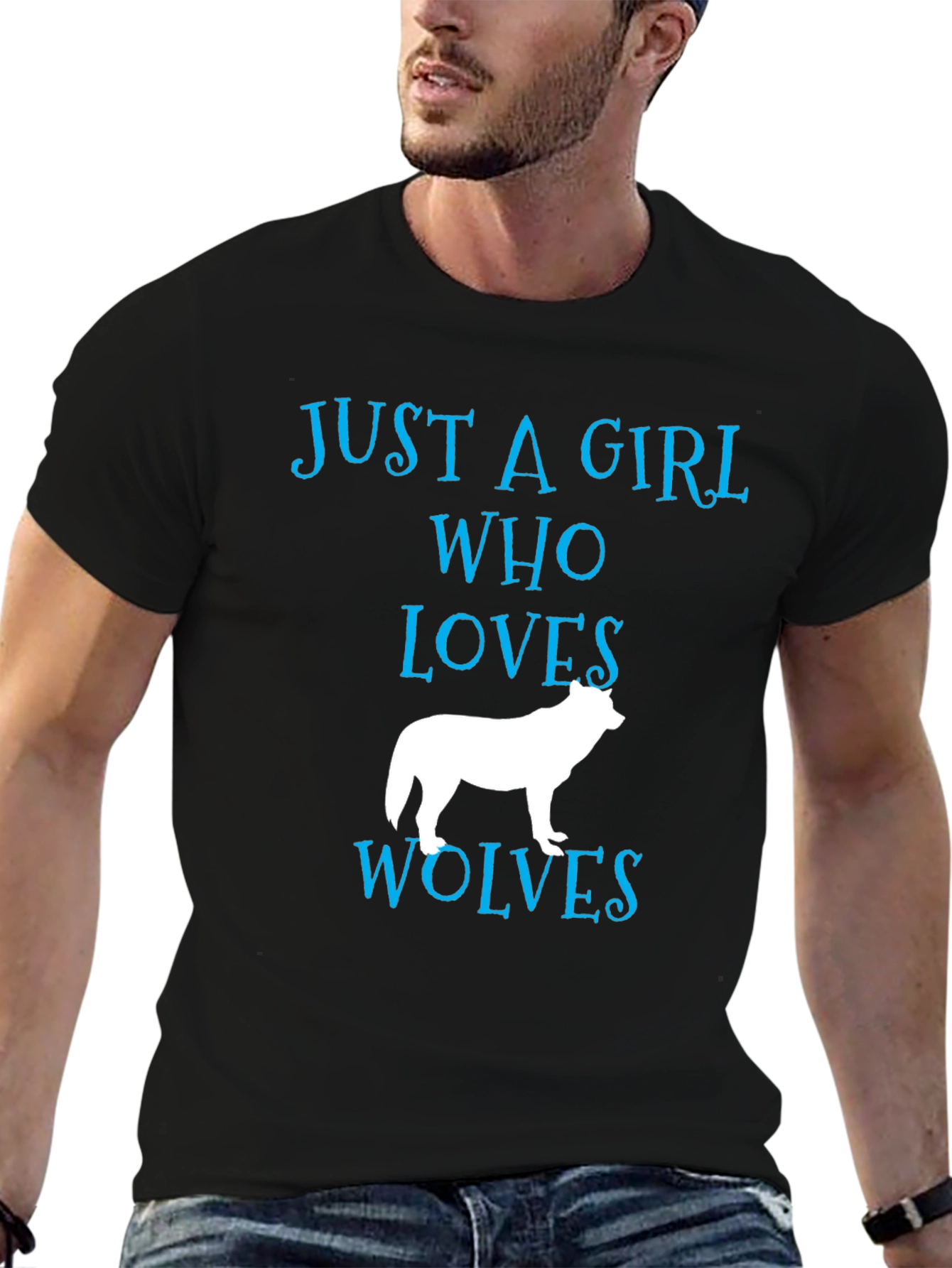 Just a Girl Who Loves Wolves T-Shirt