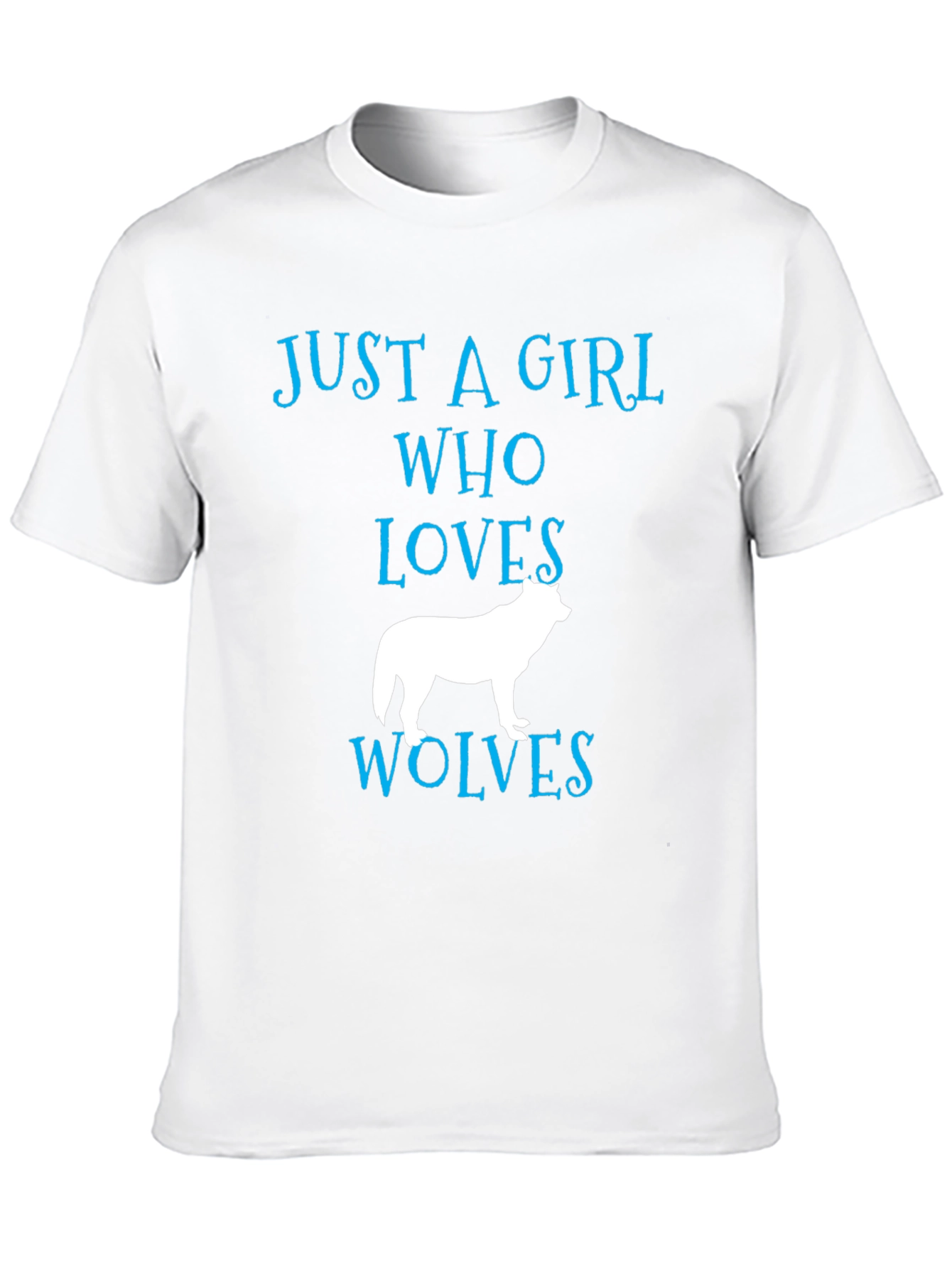 Just a Girl Who Loves Wolves T-Shirt