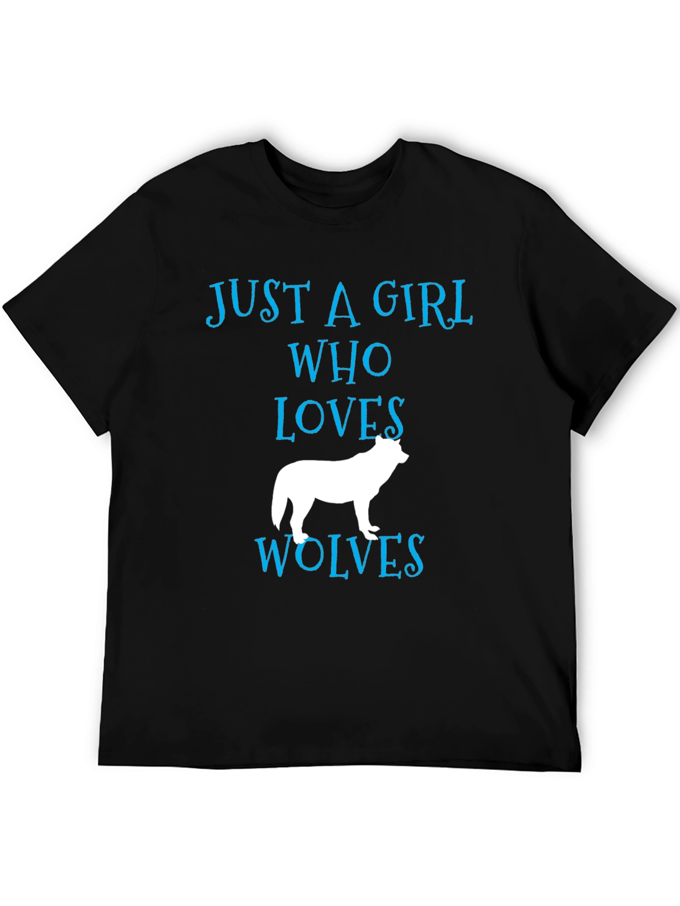 Just a Girl Who Loves Wolves T-Shirt
