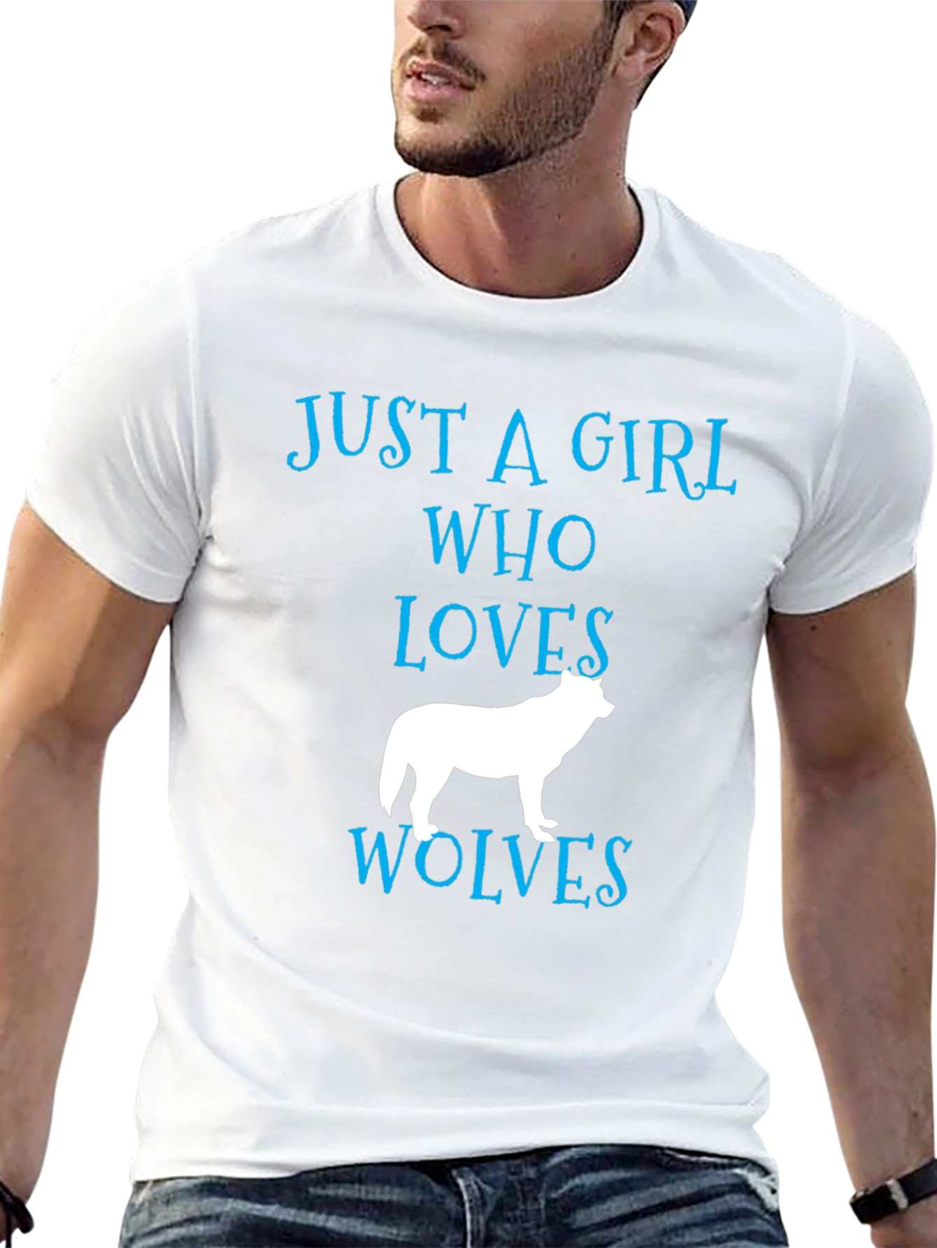 Just a Girl Who Loves Wolves T-Shirt